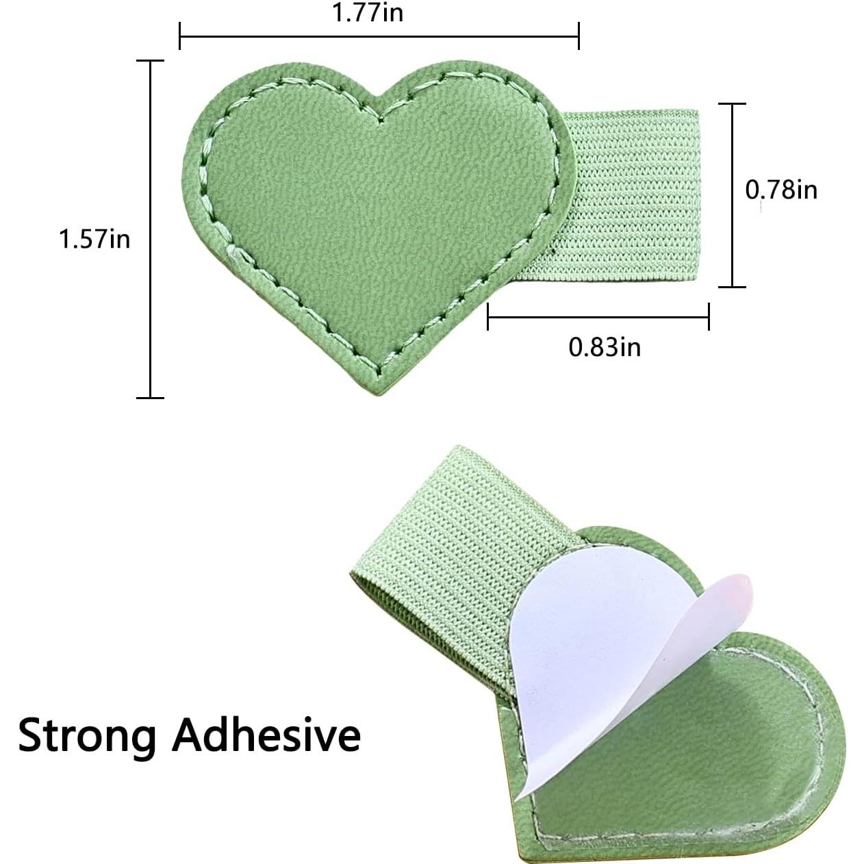 Set de 8 Soportes de Bolígrafos Corazón DAJYAWON Coloridos
