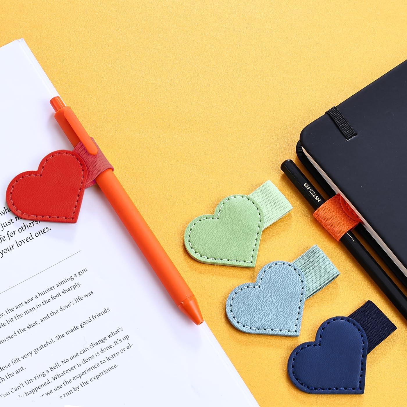 Set de 8 Soportes de Bolígrafos Corazón DAJYAWON Coloridos