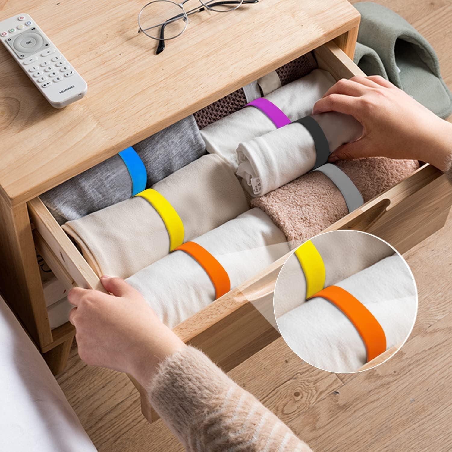 12 Bandas de Goma de Silicona Cositina Multicolor 20 cm