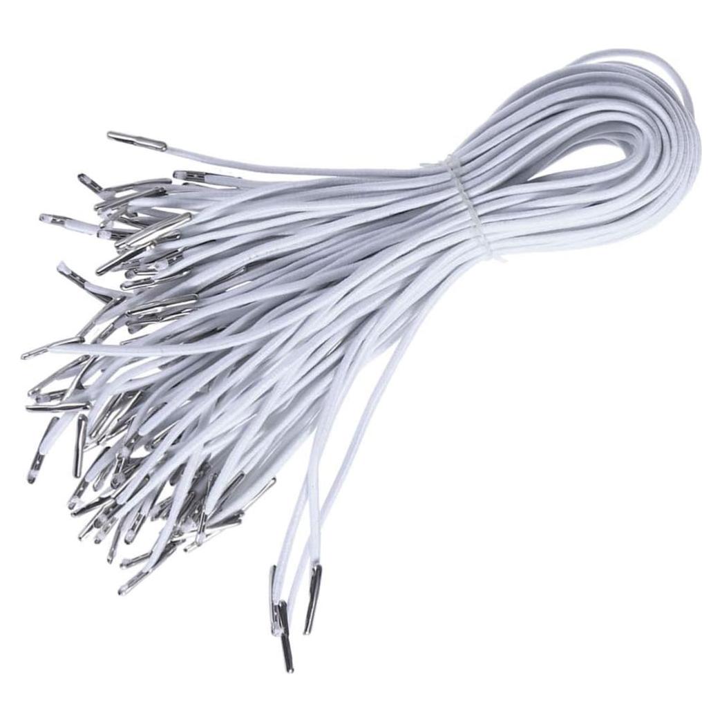 Cuerdas Elásticas con Puntas de Metal Milisten 50 Piezas 28cm