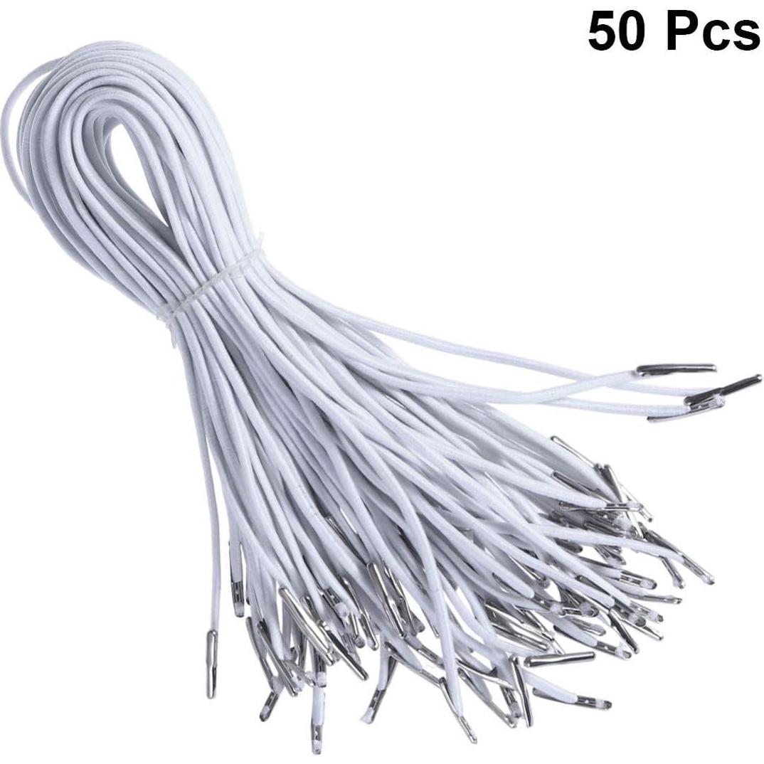 Cuerdas Elásticas con Puntas de Metal Milisten 50 Piezas 28cm