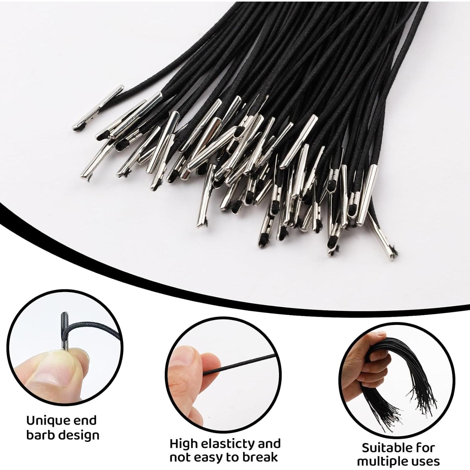 Cuerda Elástica con Extremos de Metal 50PCS 37x0.1cm LUSTRIB