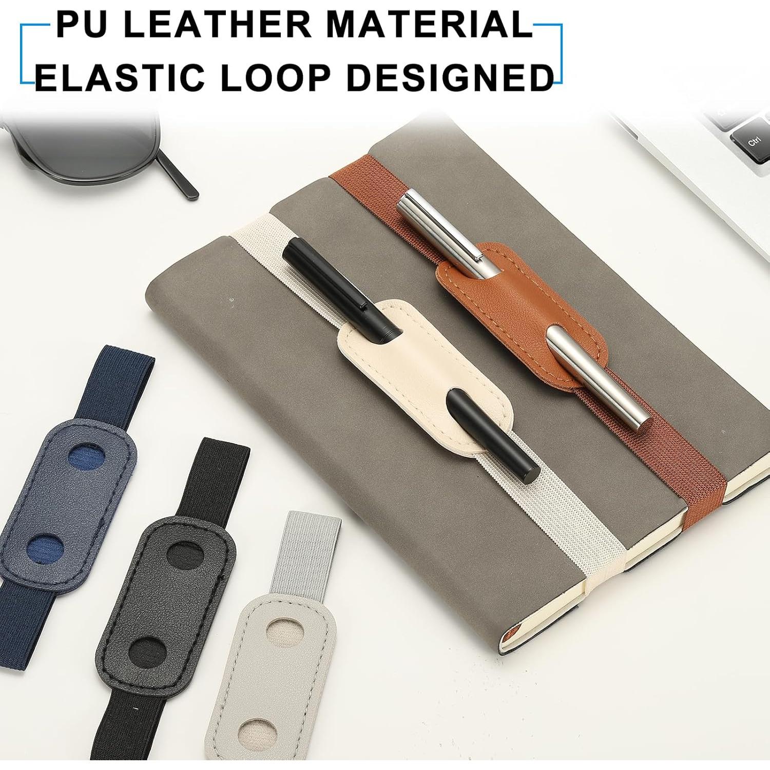 Soporte Ajustable para Lápiz PATIKIL 4 Pcs Cuero PU Negro