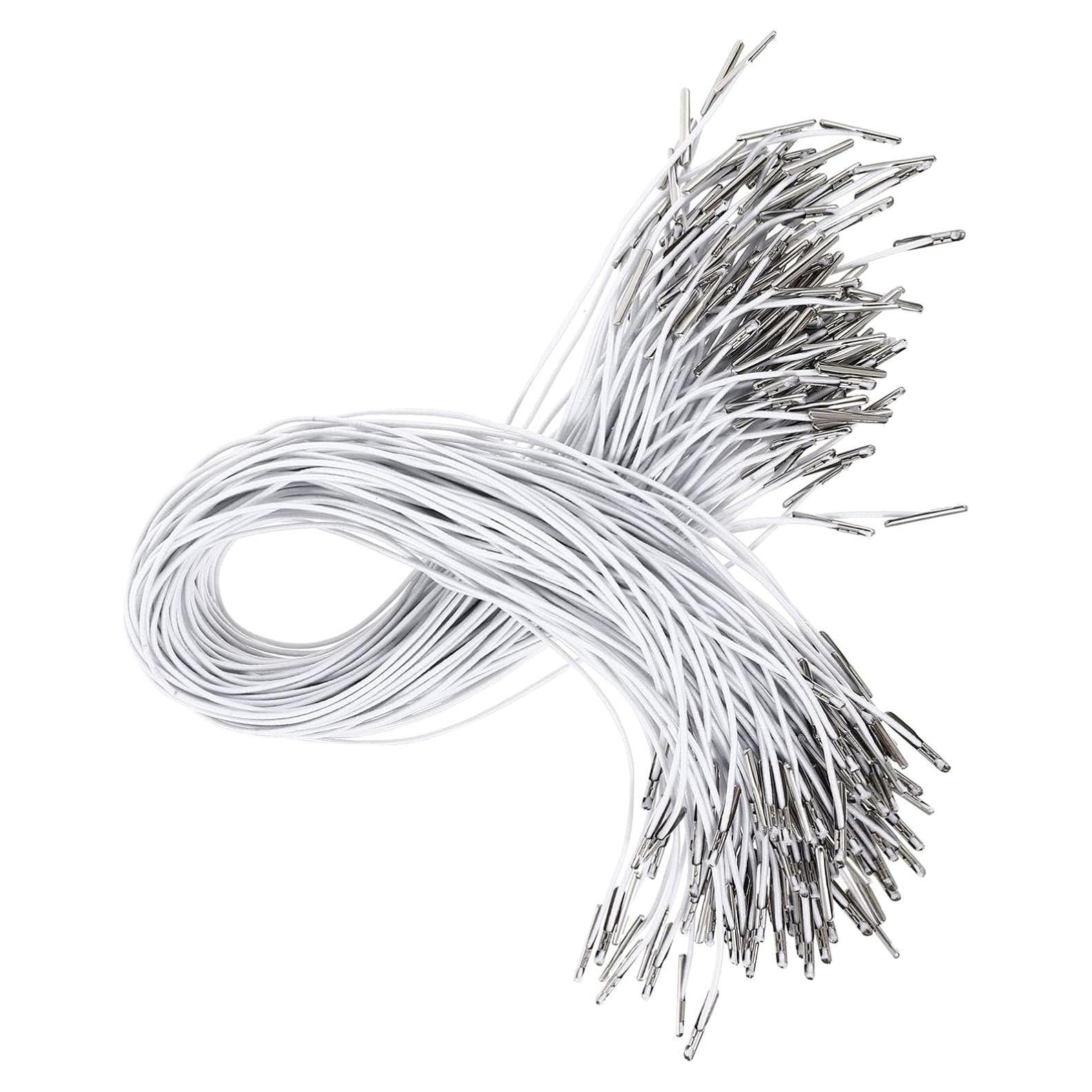 Cuerdas Elásticas ARTIBETTER 100pcs 35.5cm Blancas para Manualidades