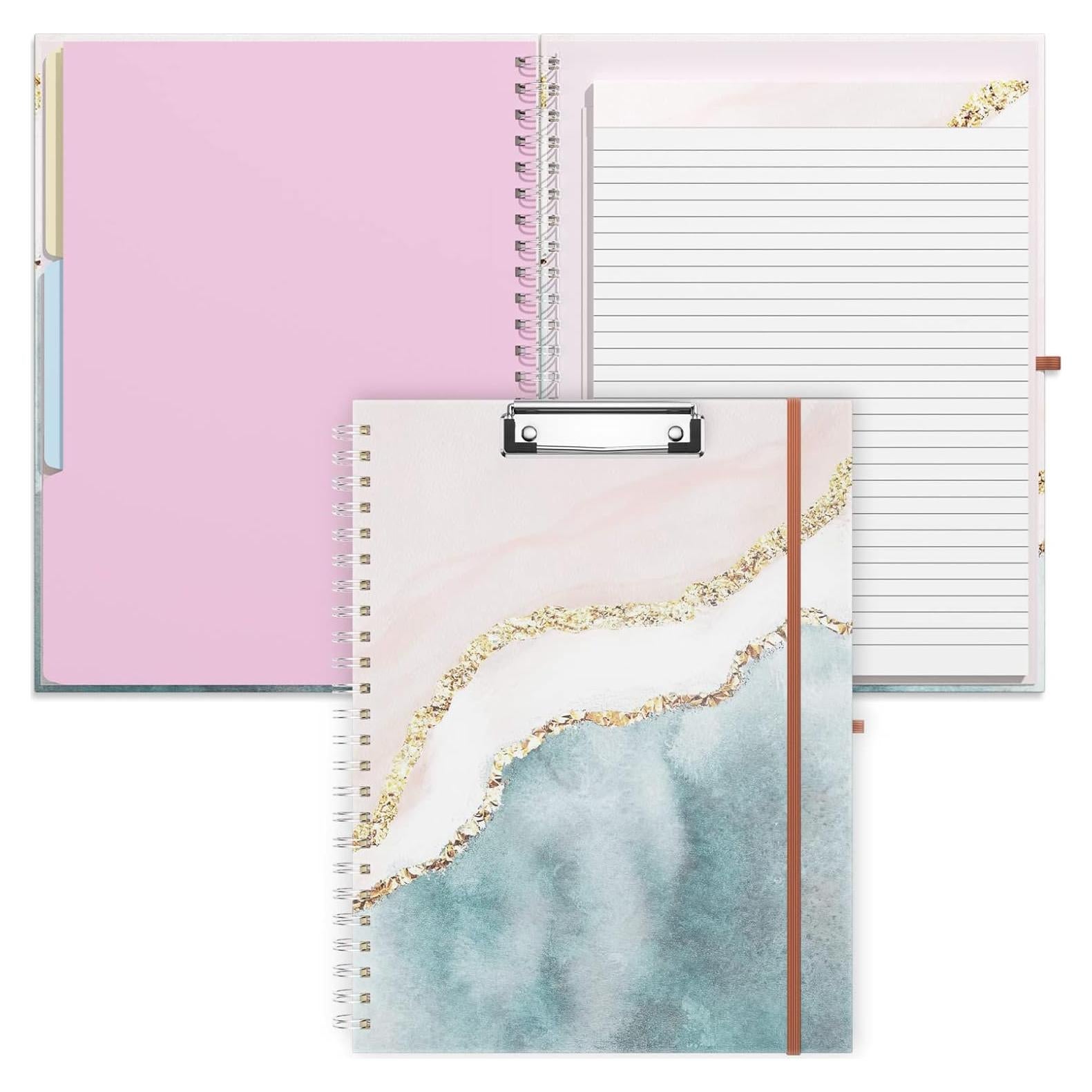 Carpeta Espiral Rimilak A4 con Bloc Refillable 36.8x24.9cm Rosa