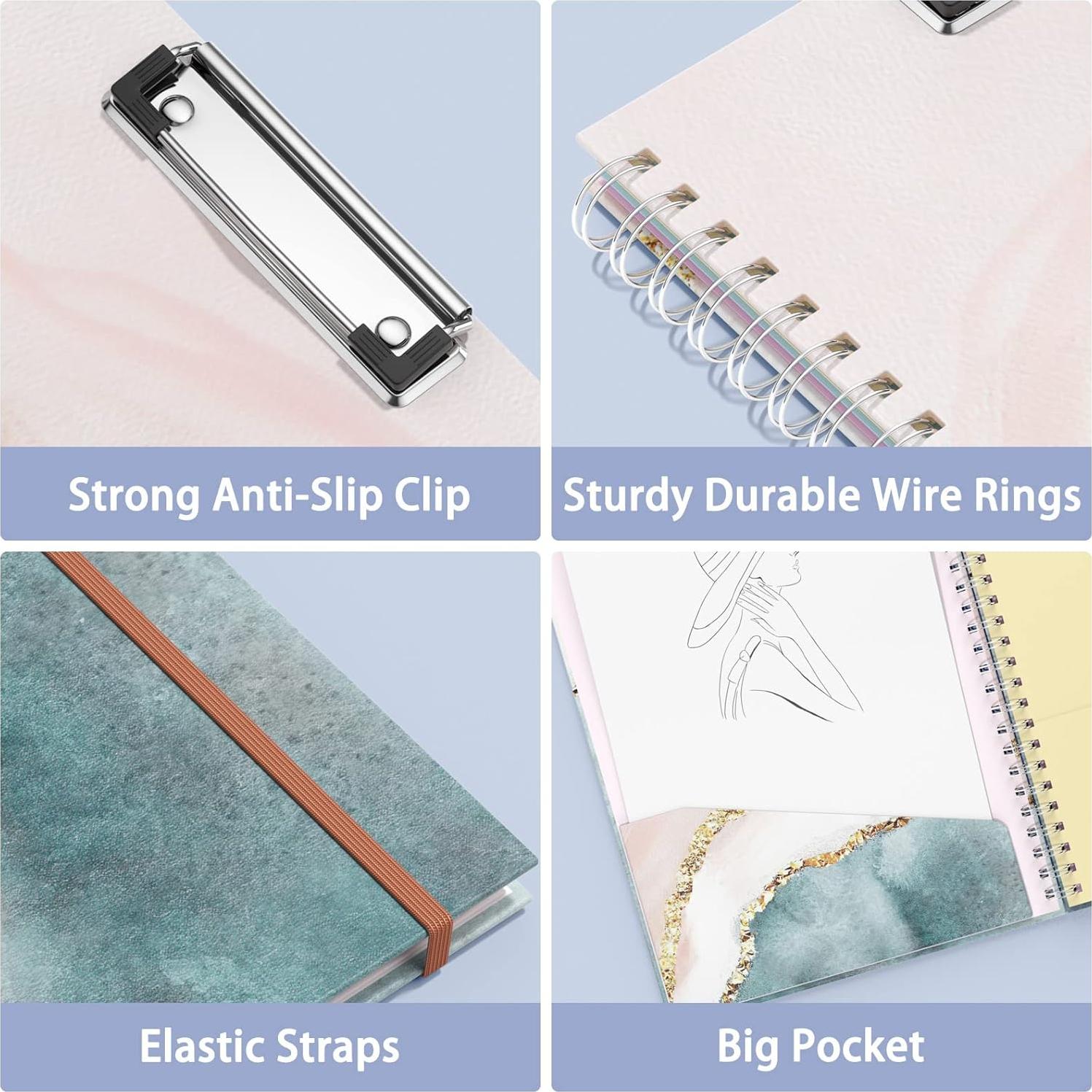 Carpeta Espiral Rimilak A4 con Bloc Refillable 36.8x24.9cm Rosa