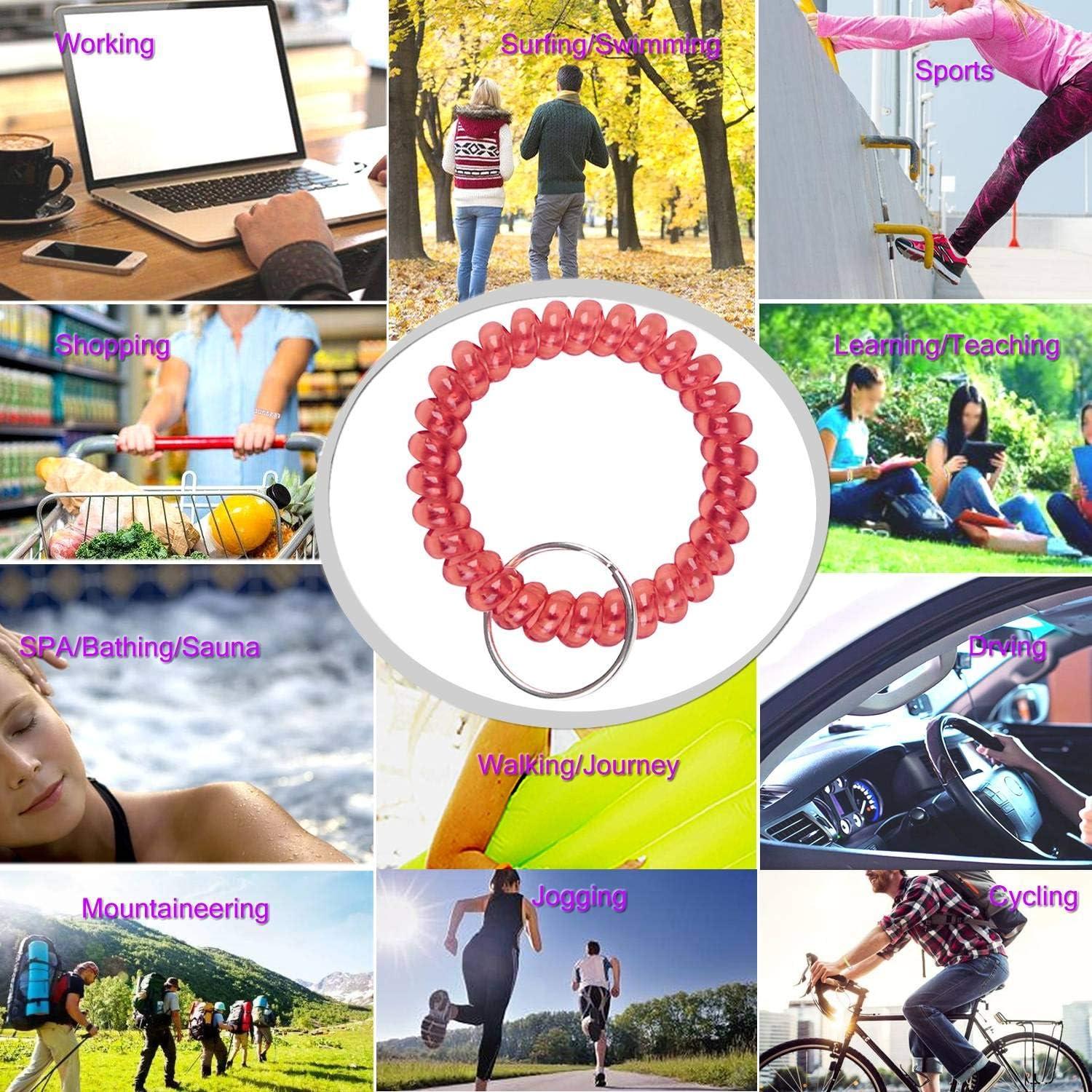 Pulsera Elástica Espiral Colorida BIHRTC - 5 Piezas