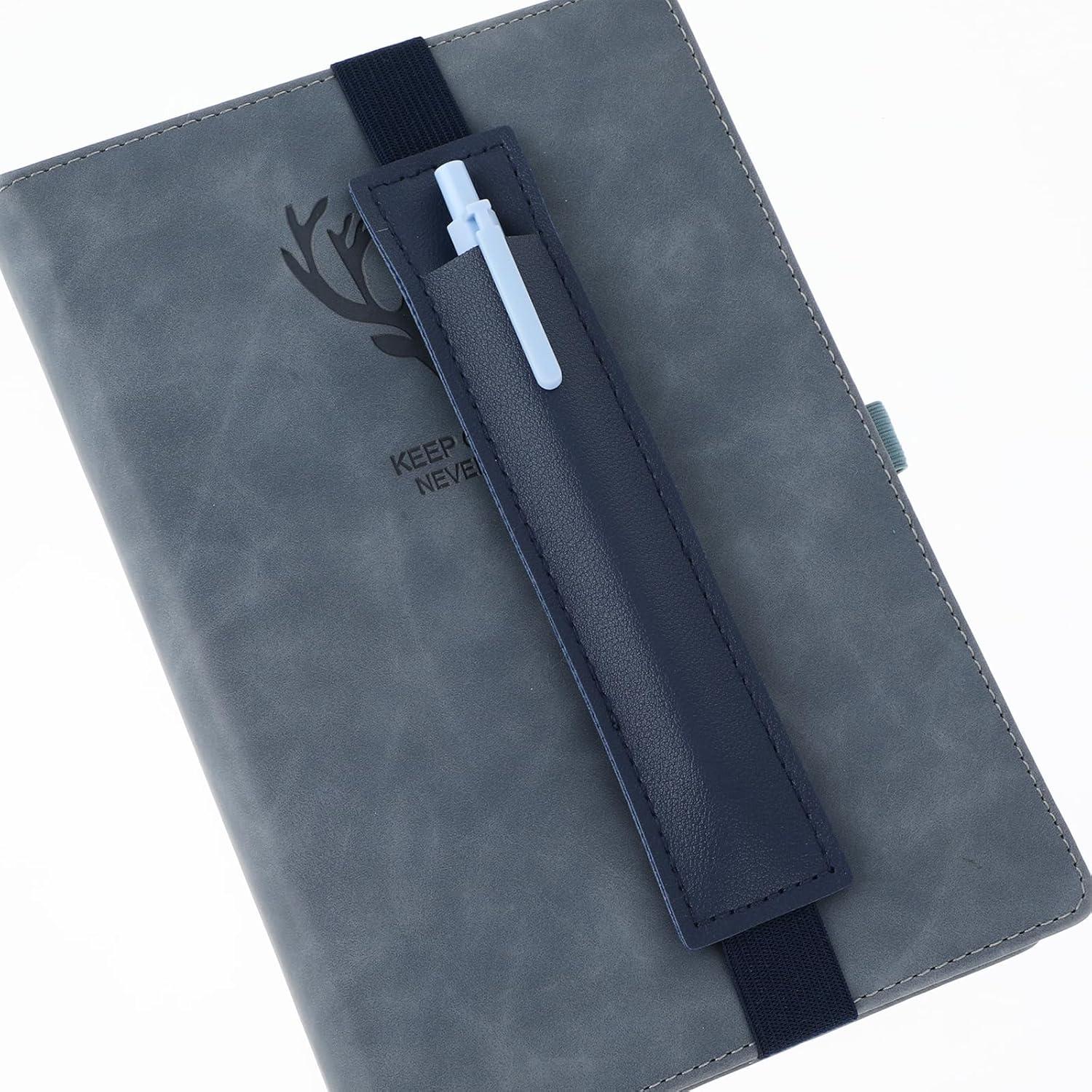 Soporte de Bolígrafos Elástico Mabor - 6 Piezas de Cuero