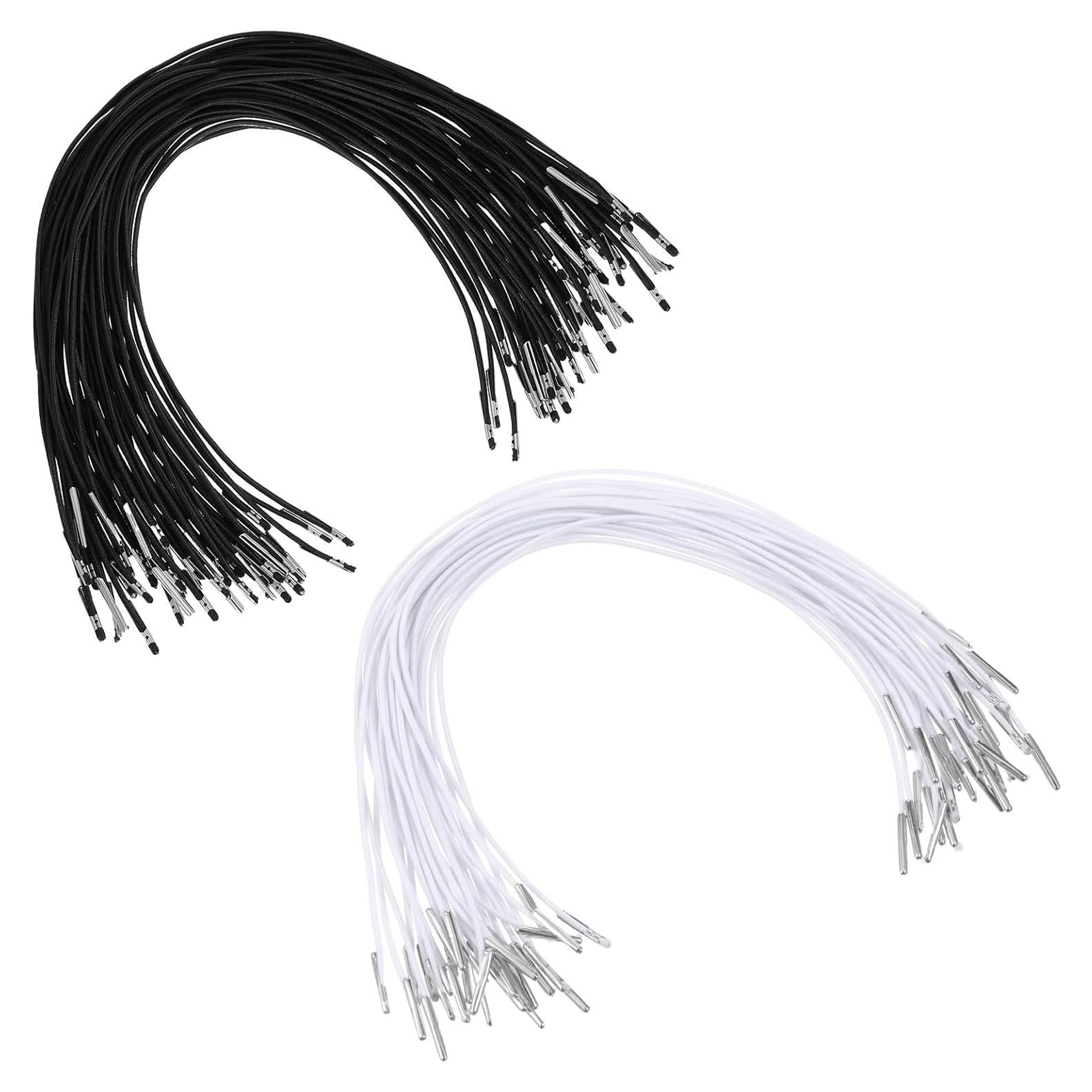 Cuerda Elástica 60 PCS InnoHHustle 30 cm con Extremos Metálicos