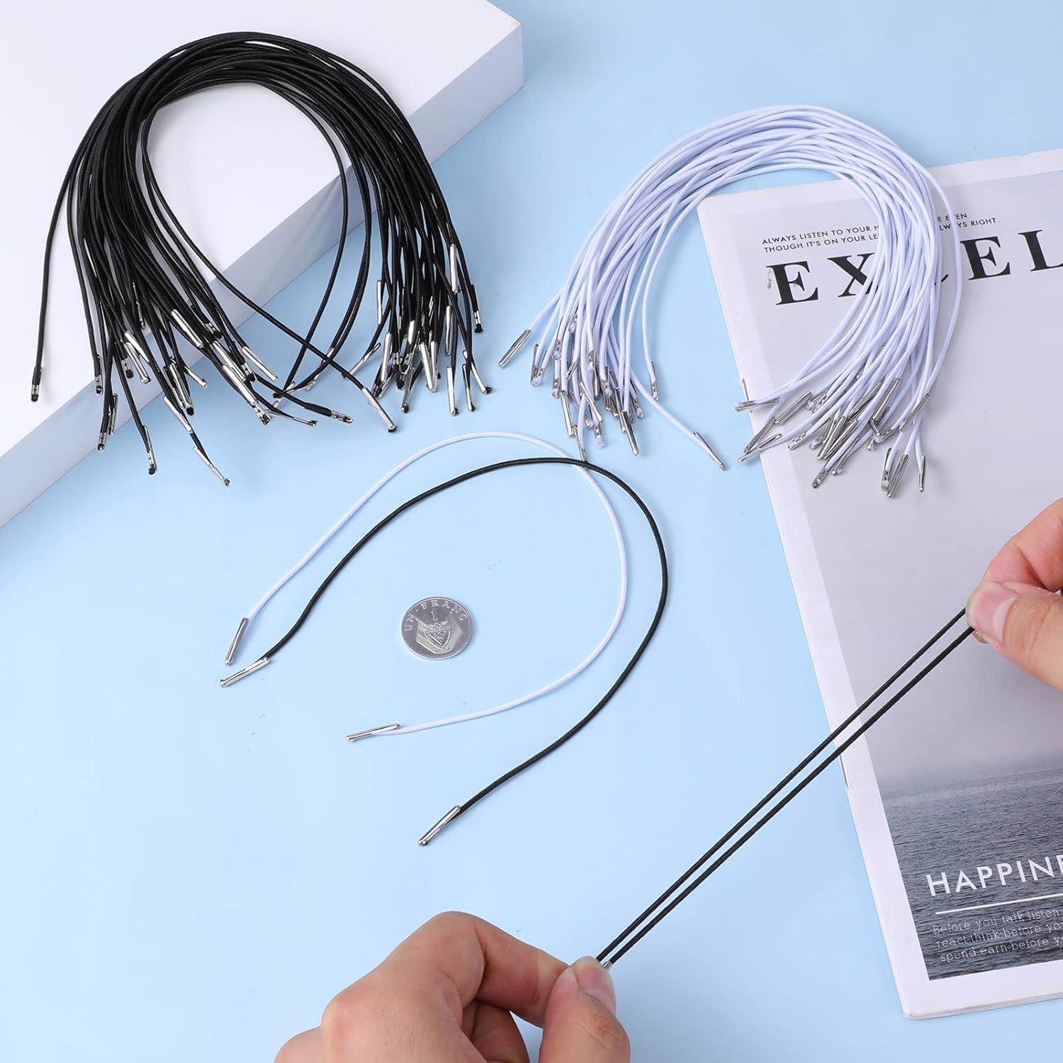 Cuerda Elástica 60 PCS InnoHHustle 30 cm con Extremos Metálicos