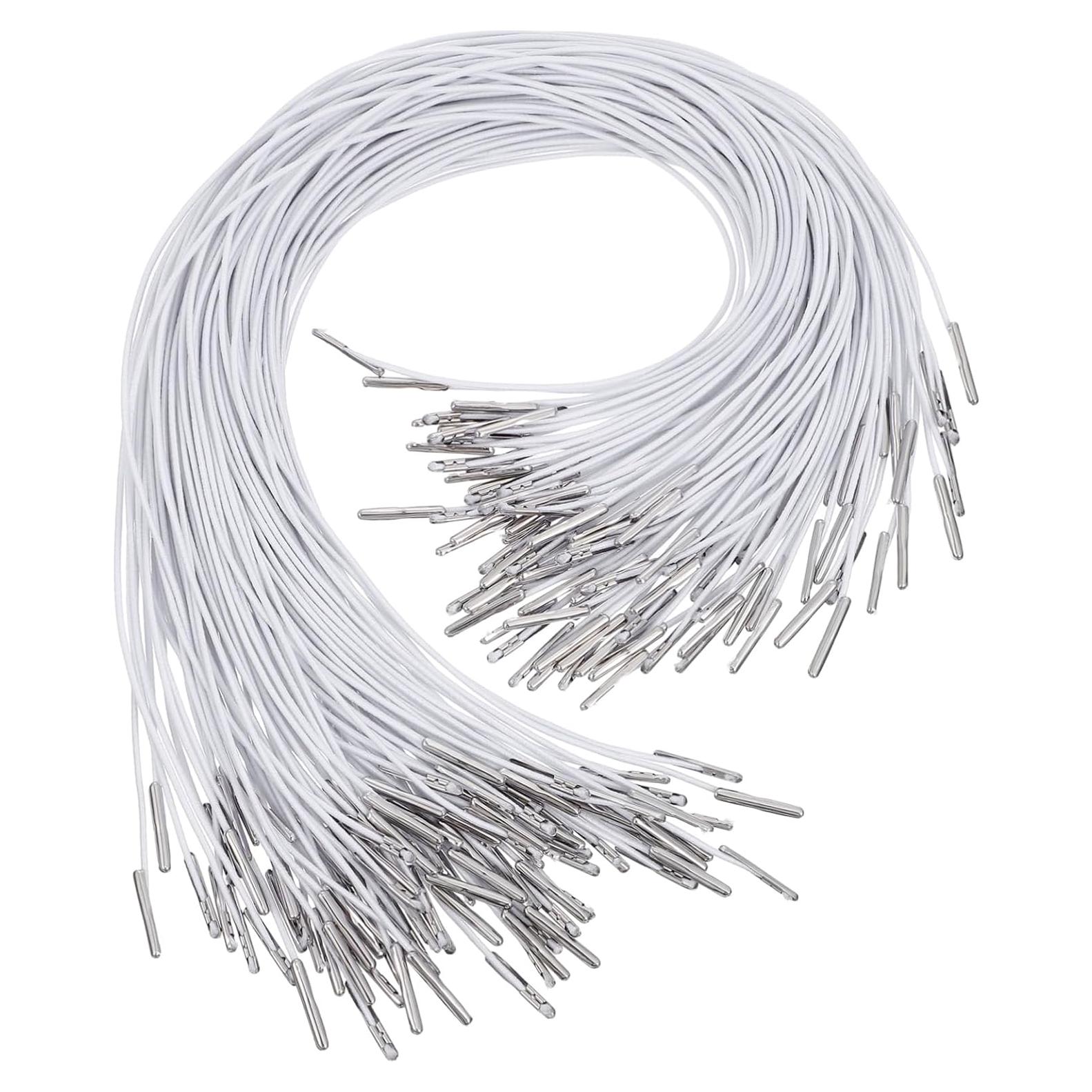 Cuerdas Elásticas Bungee 100pcs STOBOK con Barbas Metálicas