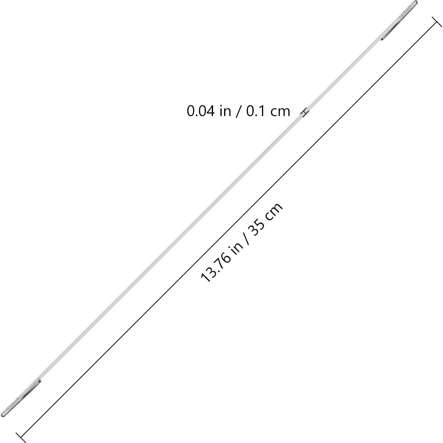 Cuerdas Elásticas Bungee 100pcs STOBOK con Barbas Metálicas