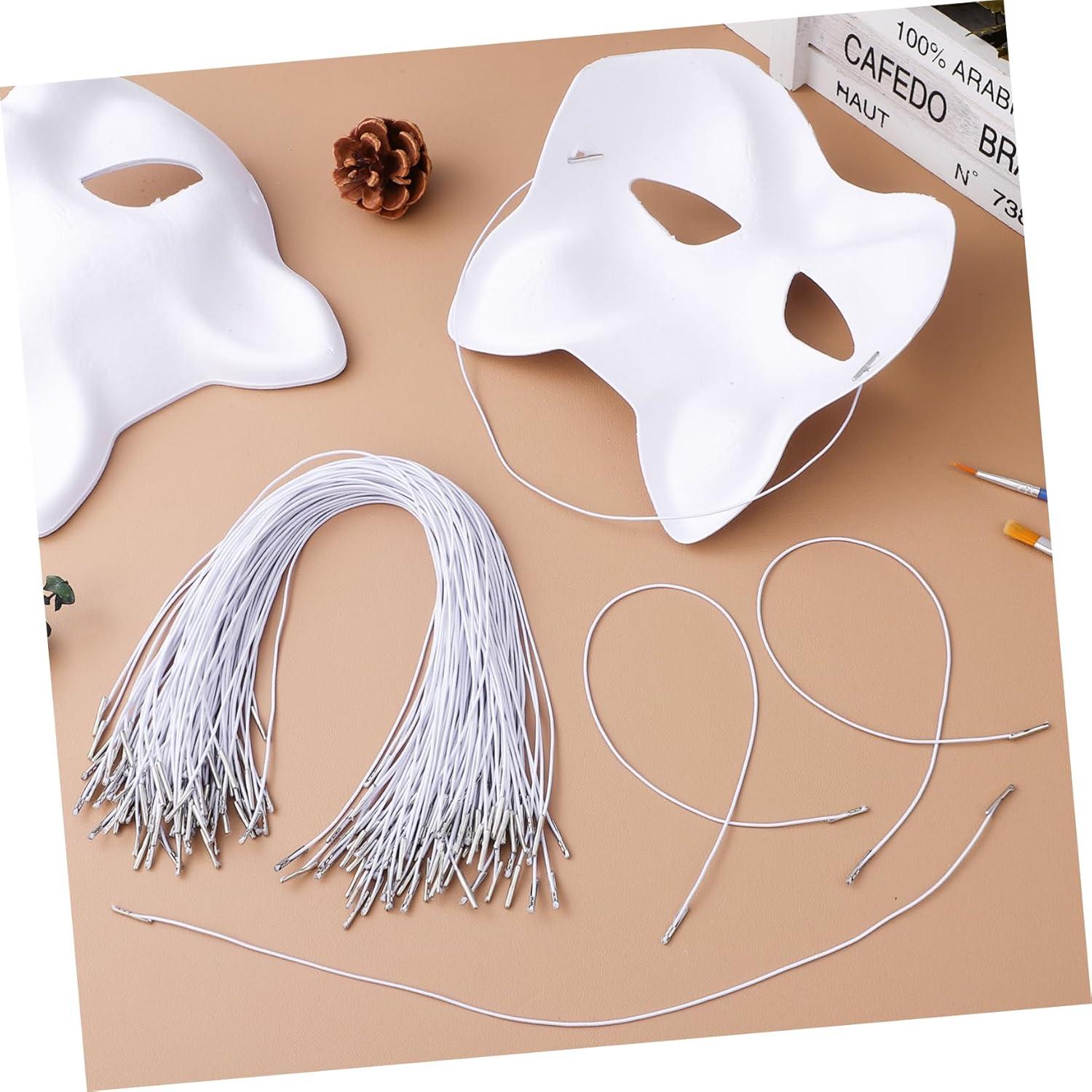 Cuerdas Elásticas Bungee 100pcs STOBOK con Barbas Metálicas