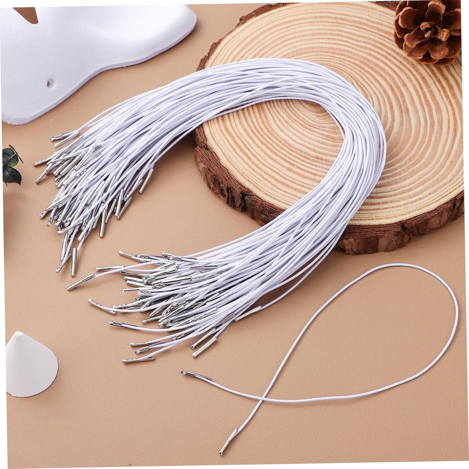 Cuerdas Elásticas Bungee 100pcs STOBOK con Barbas Metálicas