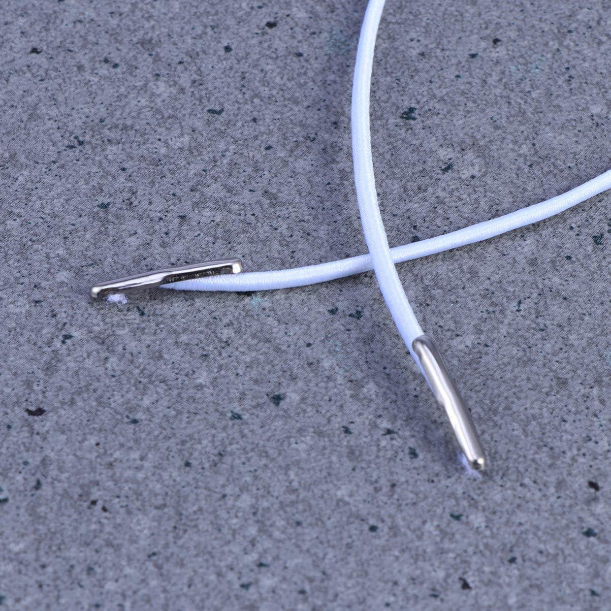 Cuerdas Elásticas con Barbas EXCEART 100 Unidades 28cm Blancas