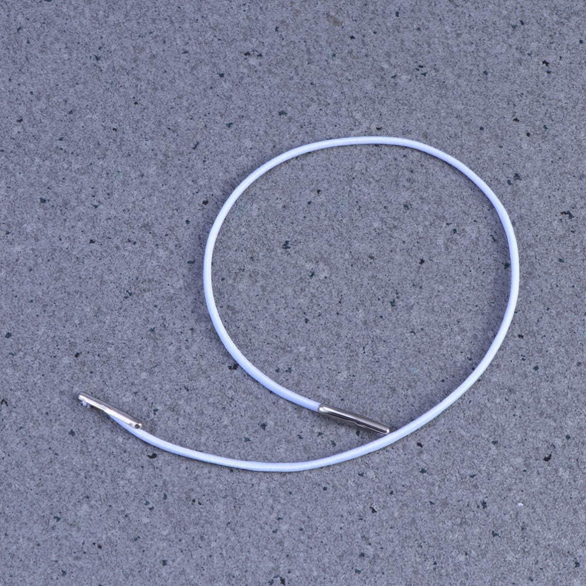 Cuerdas Elásticas con Barbas EXCEART 100 Unidades 28cm Blancas