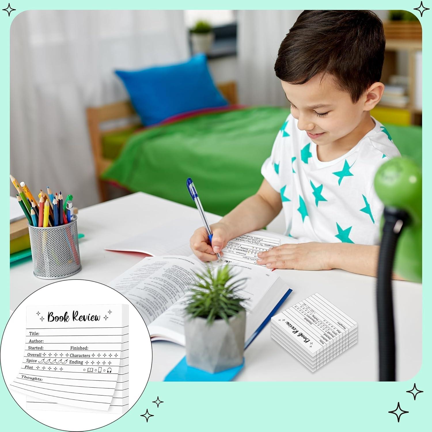 Notas Adhesivas Mini L1rabe - 6 Piezas para Reseñas de Libros