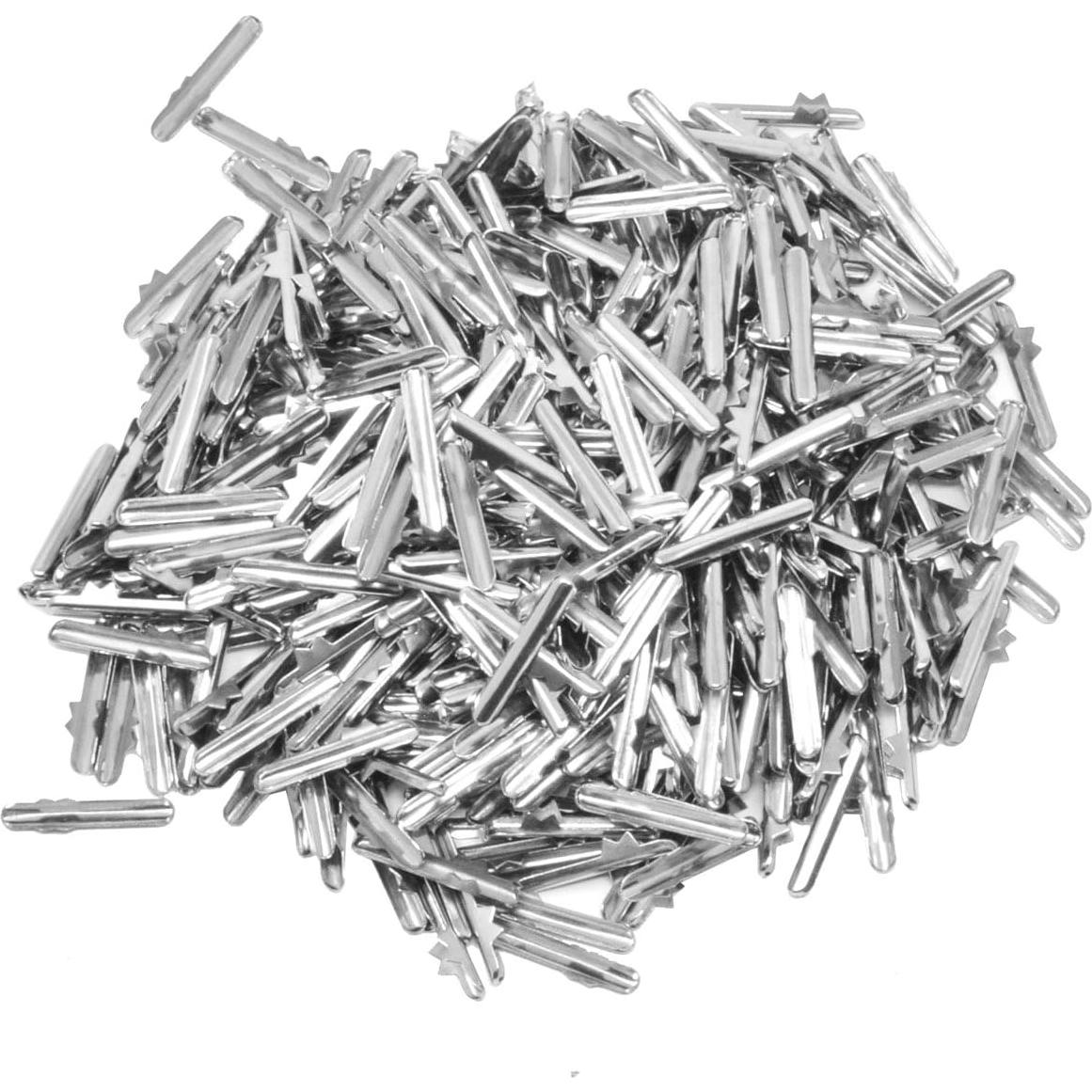 Cuerda Elástica Plateada Mandala Crafts 0.6" con Extremos Metálicos