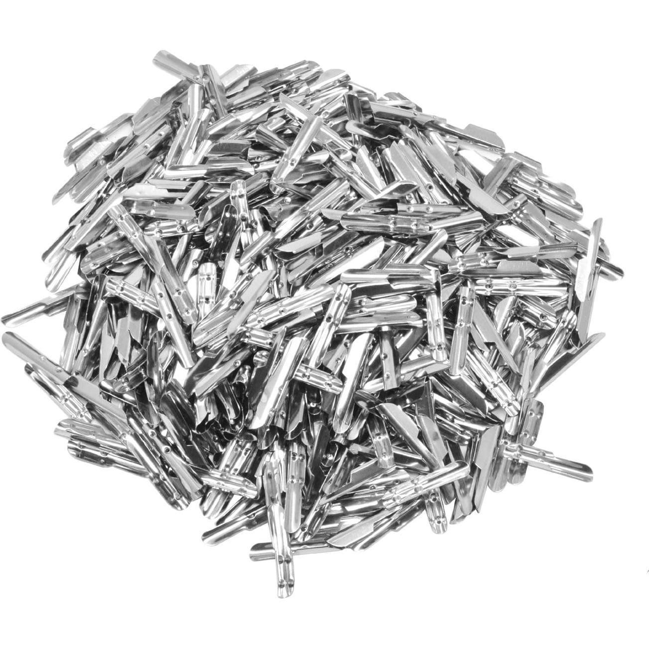 Cuerda Elástica Plateada Mandala Crafts 0.8" con Extremos Metálicos