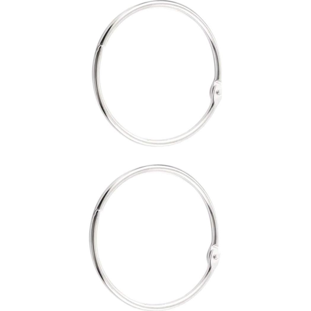 Anillos de Encuadernación de Hoja Suelta KTOJOY 80 mm - 6 Piezas