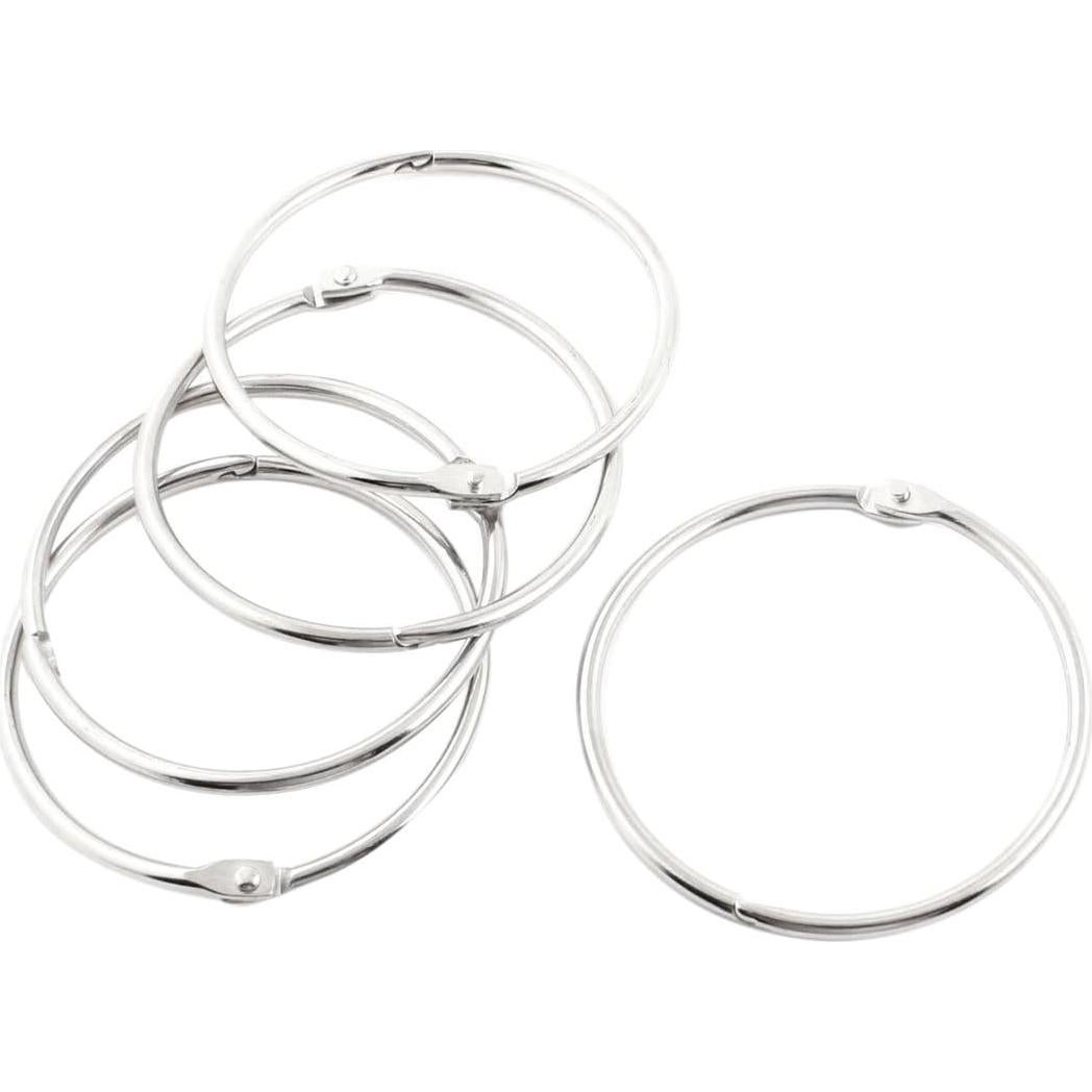 Anillos de Encuadernación de Hoja Suelta KTOJOY 80 mm - 6 Piezas