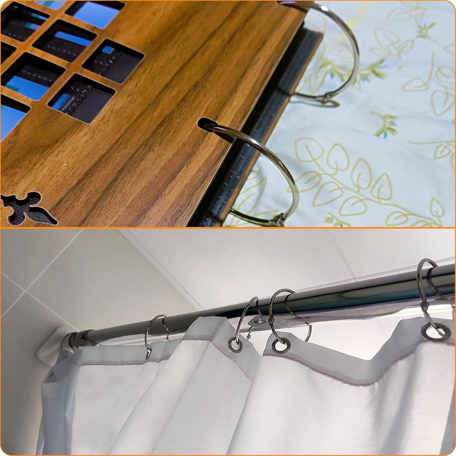 Anillos de Encuadernación de Hoja Suelta KTOJOY 80 mm - 6 Piezas