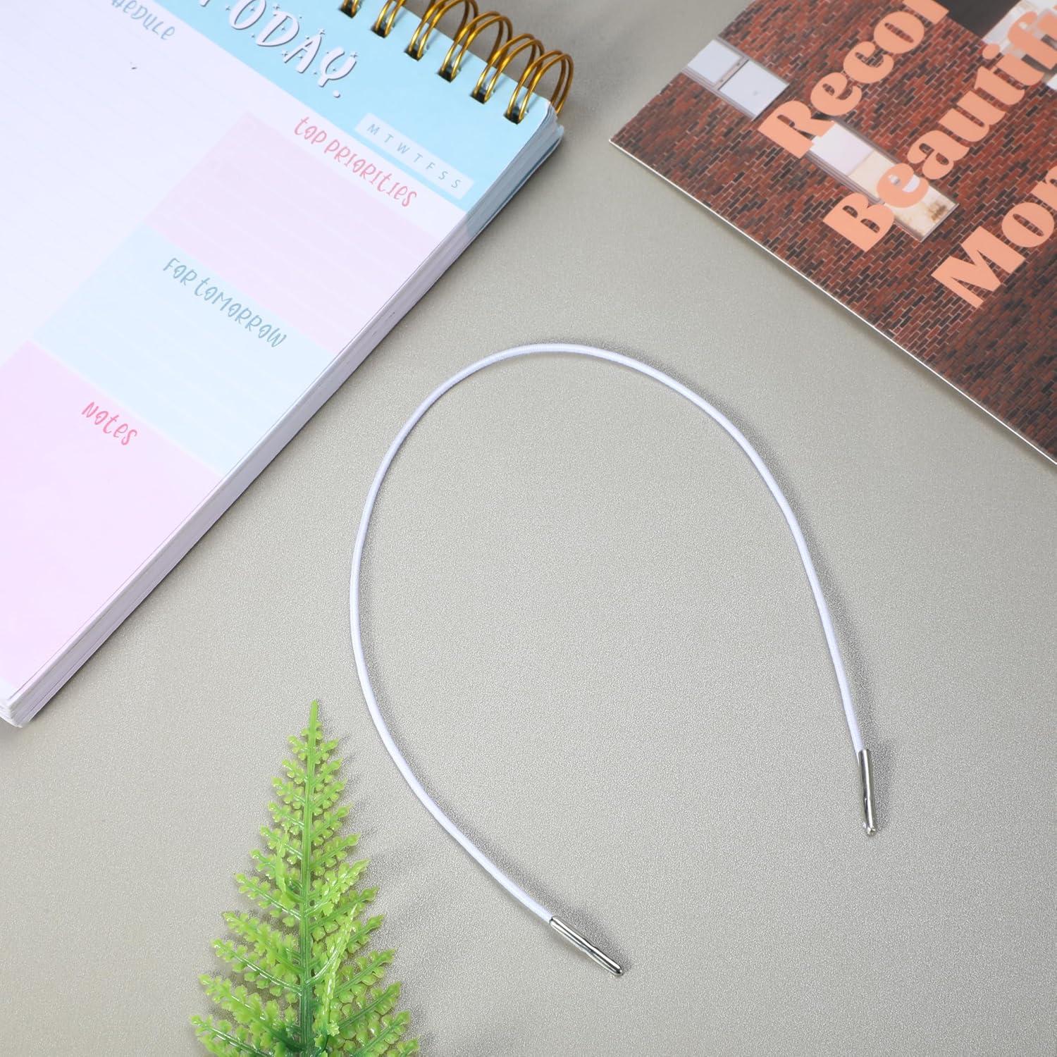 50 Cuerdas Elásticas Heclia de 30 cm con Extremos de Metal