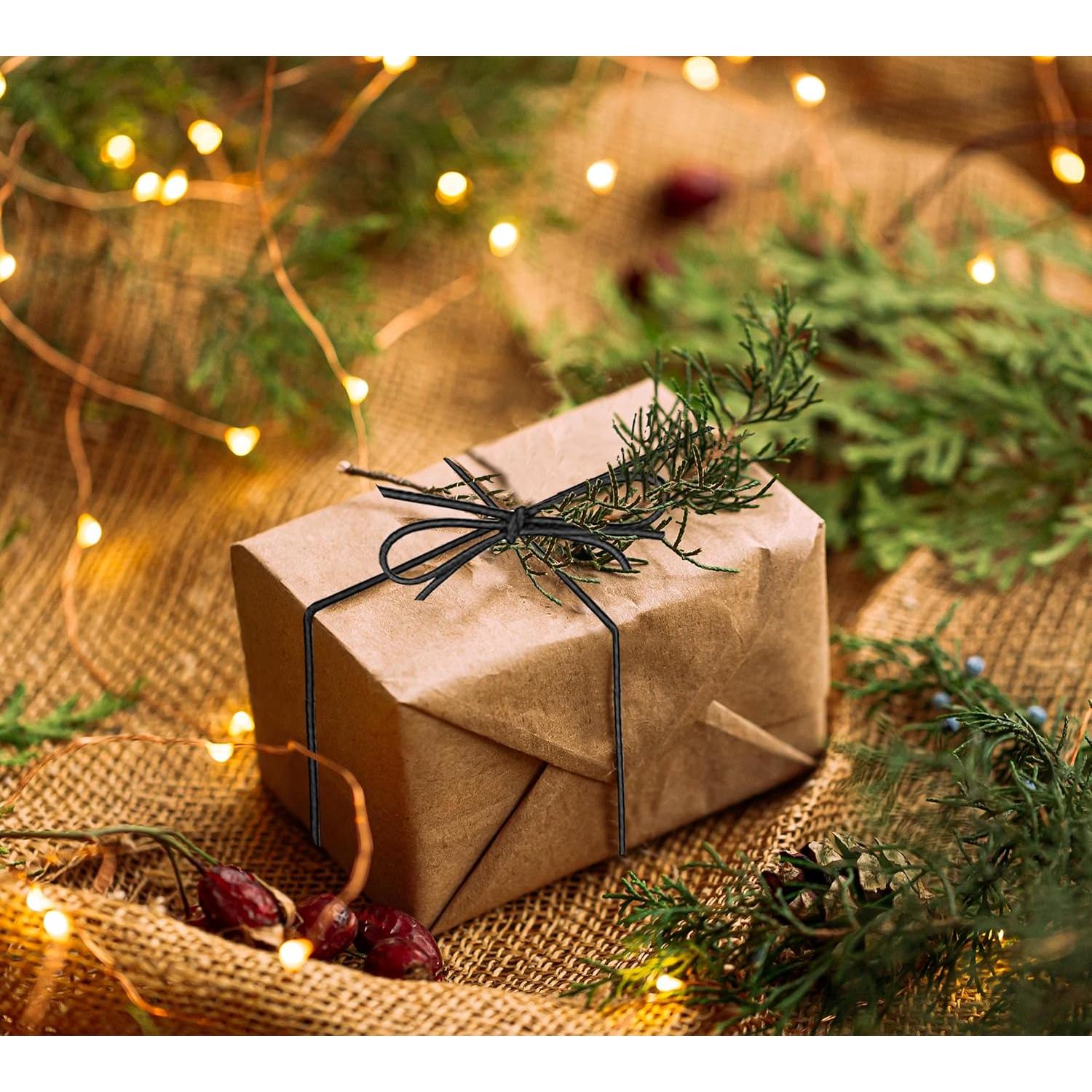 Lazos Elásticos K-Kraft 56 cm Negros para Regalos y Artesanías