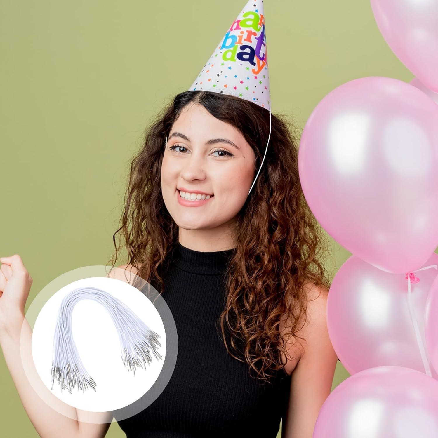 Cuerda Elástica 80 Pcs FdcLixuvol 30 cm con Extremos de Metal