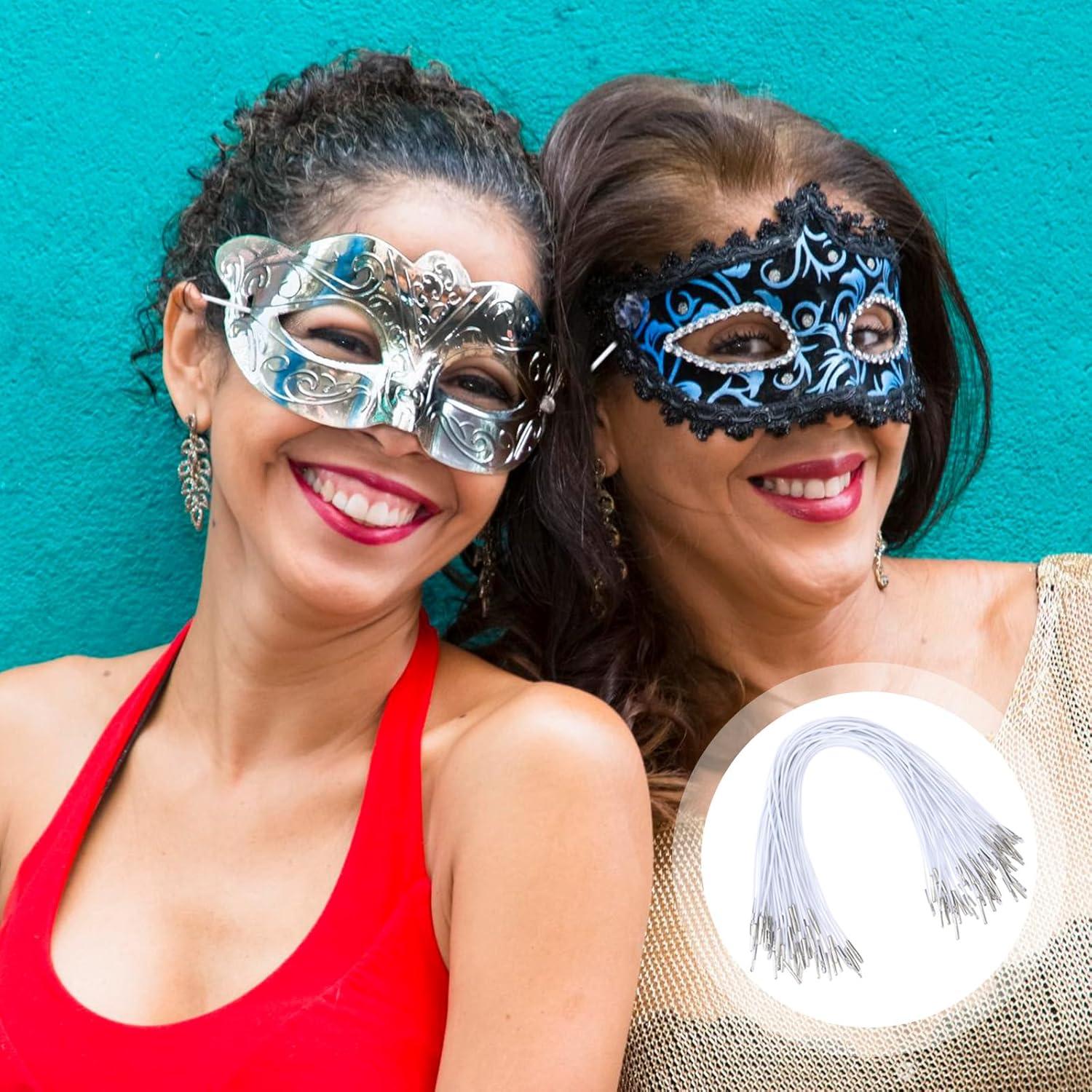 Cuerda Elástica 80 Pcs FdcLixuvol 30 cm con Extremos de Metal