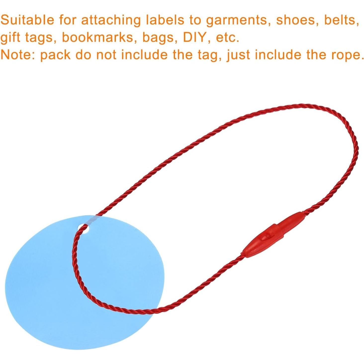 Cuerdas de Etiquetas MECCANIXITY 190mm 100 Piezas Blancas