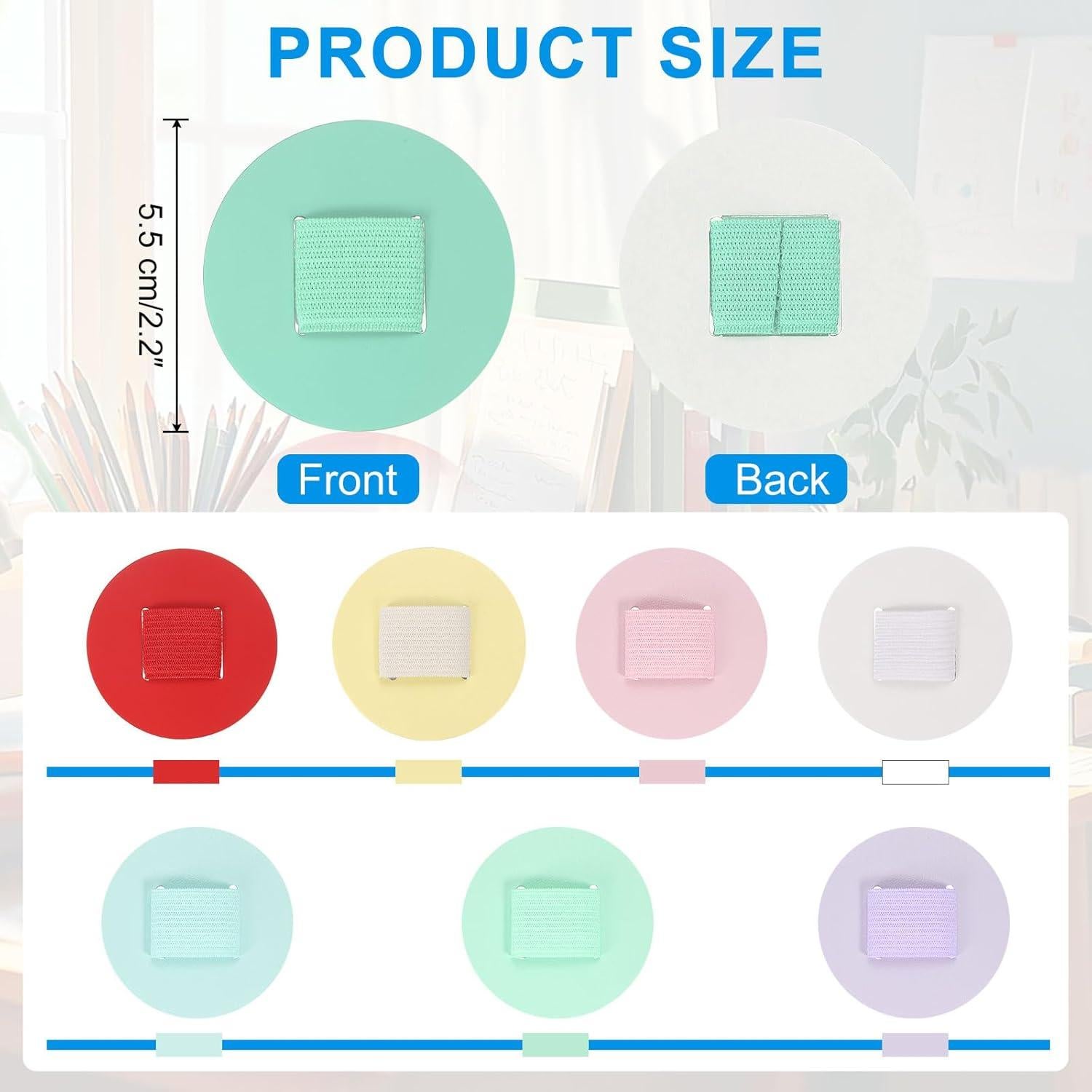 Soporte de Lazo para Bolígrafo uxcell 4 Pcs Autoadhesivo Verde