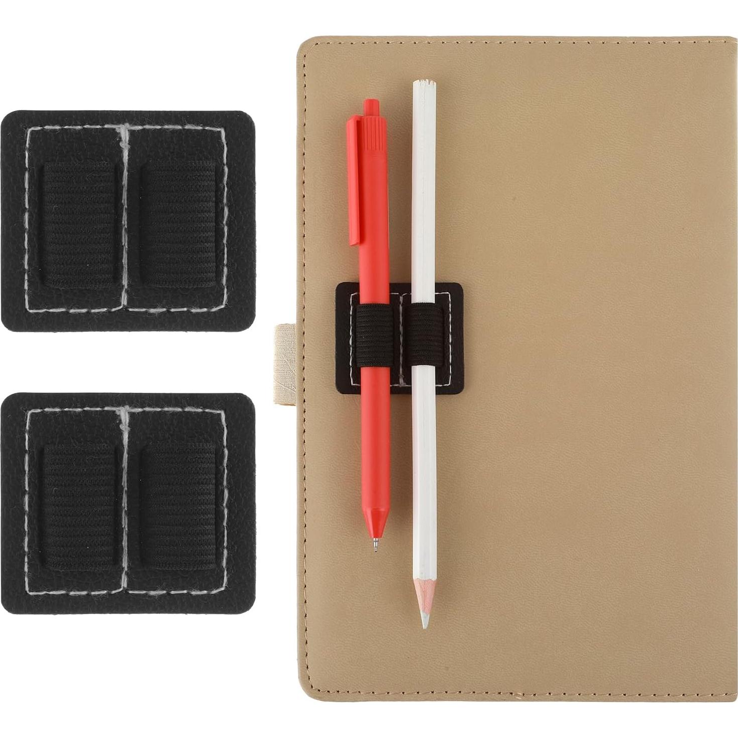 Soporte para Lápiz Adhesivo Dimeho 2 Pcs PU Negro Ultra Delgado