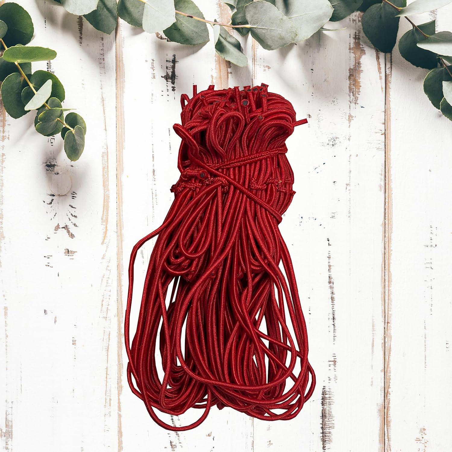 Laços Elásticos K-Kraft Rojos 100 Unidades 25.4 cm para Artesanías