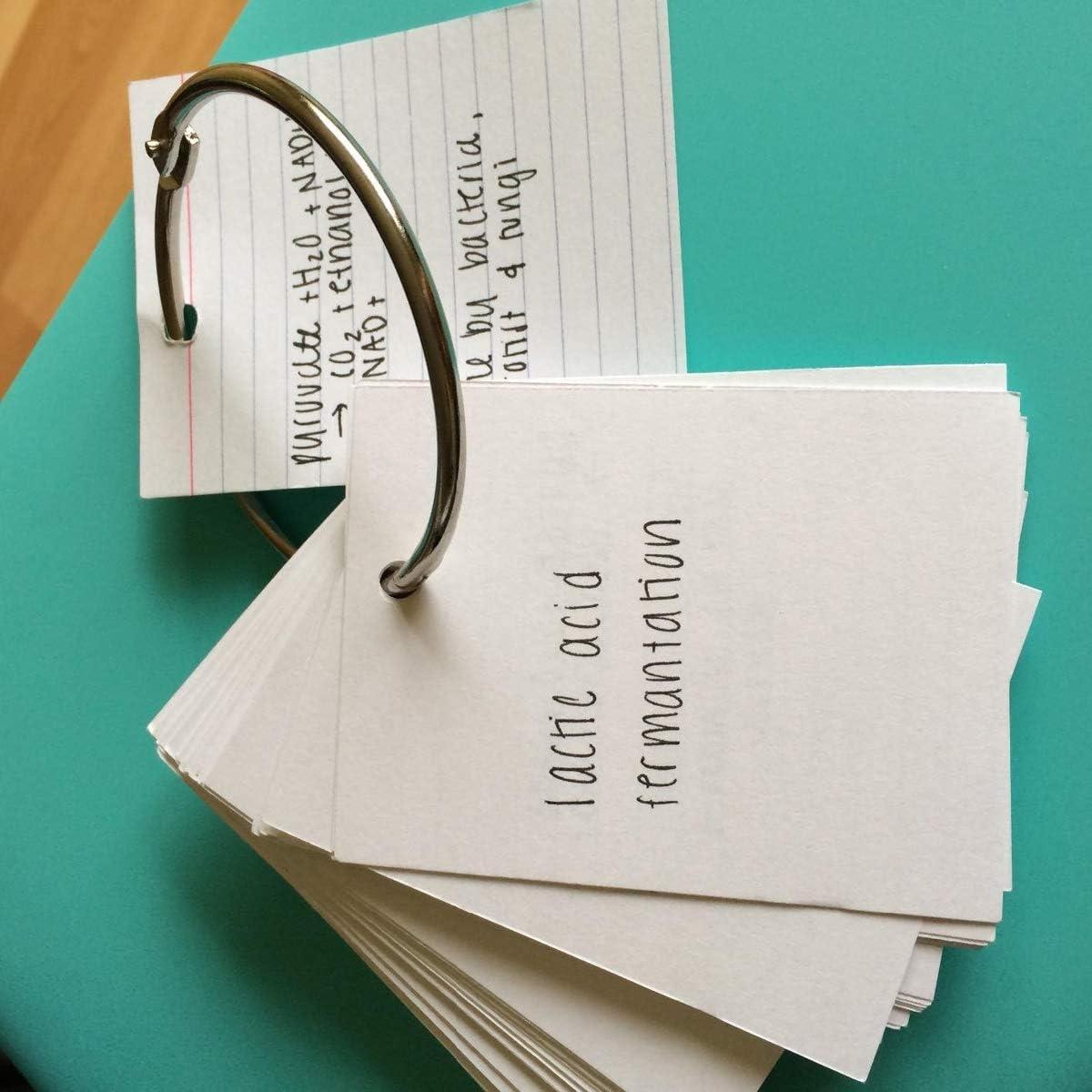 Anillas de Encuadernación Coideal 63mm Plateadas - Paquete de 20