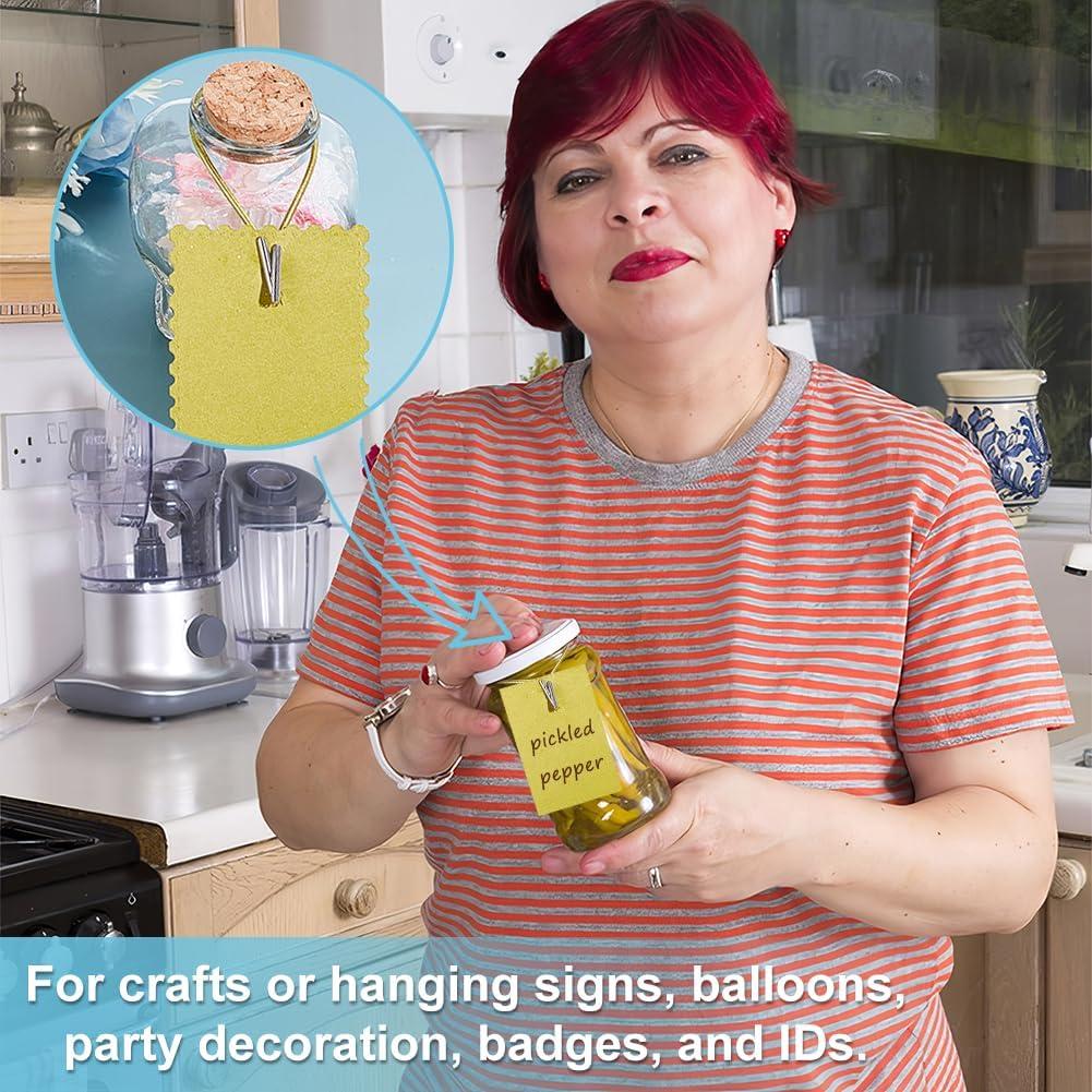 Cuerda Elástica Amarilla 120Pcs AHANDMAKER 165mm 2mm