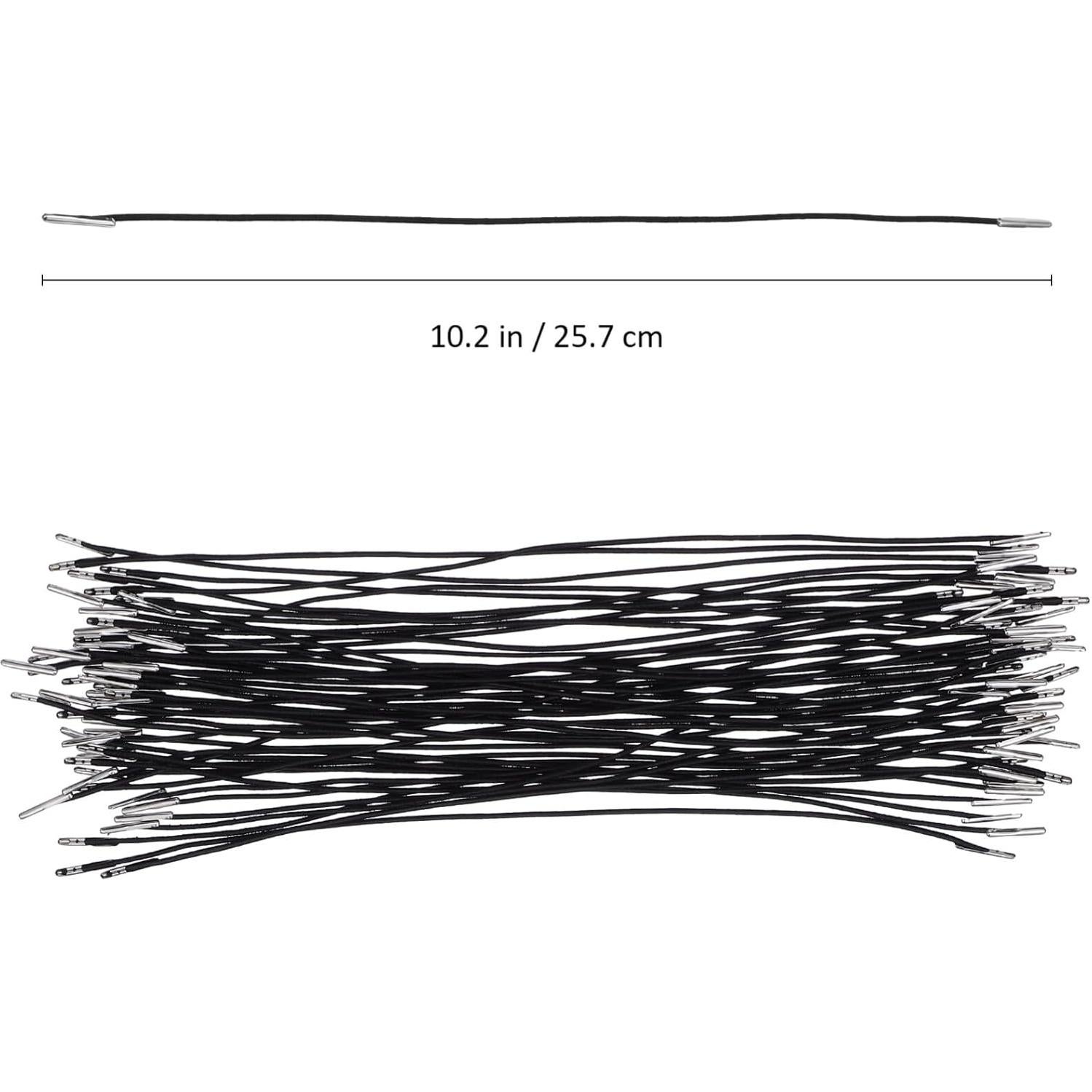 Cuerdas Elásticas Ciieeo 50 Pcs con Púas Metálicas 26cm