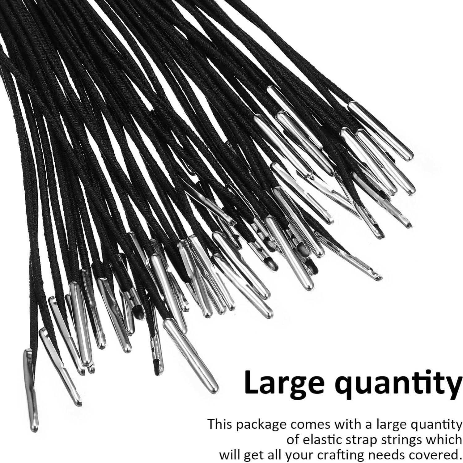 Cuerdas Elásticas Ciieeo 50 Pcs con Púas Metálicas 26cm