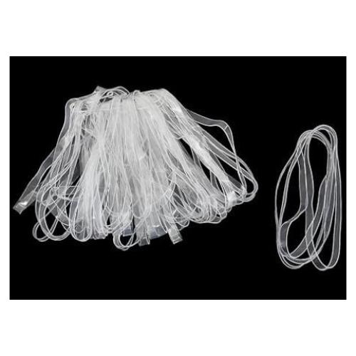 100 Bandas de Cuero TPU Transparentes 60x1cm Alta Resistencia