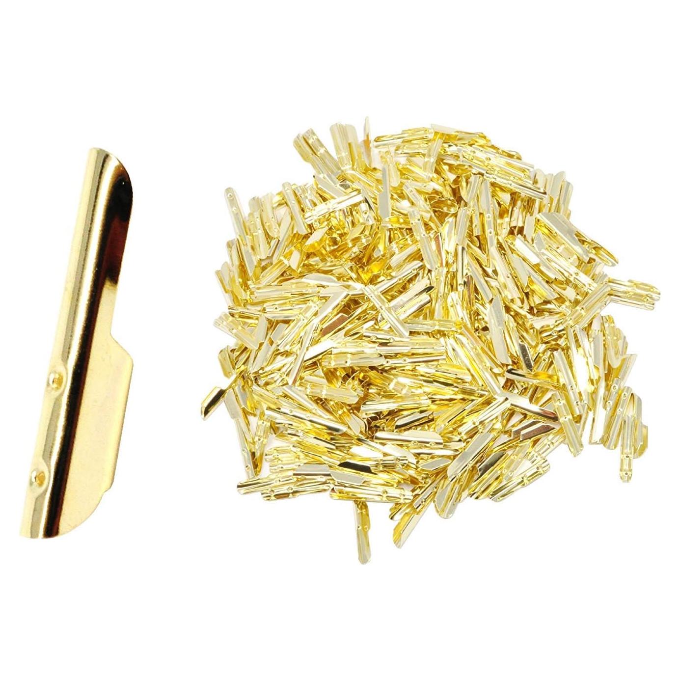 Cuerda Elástica Dorada Mandala Crafts 500 Puntas de Metal