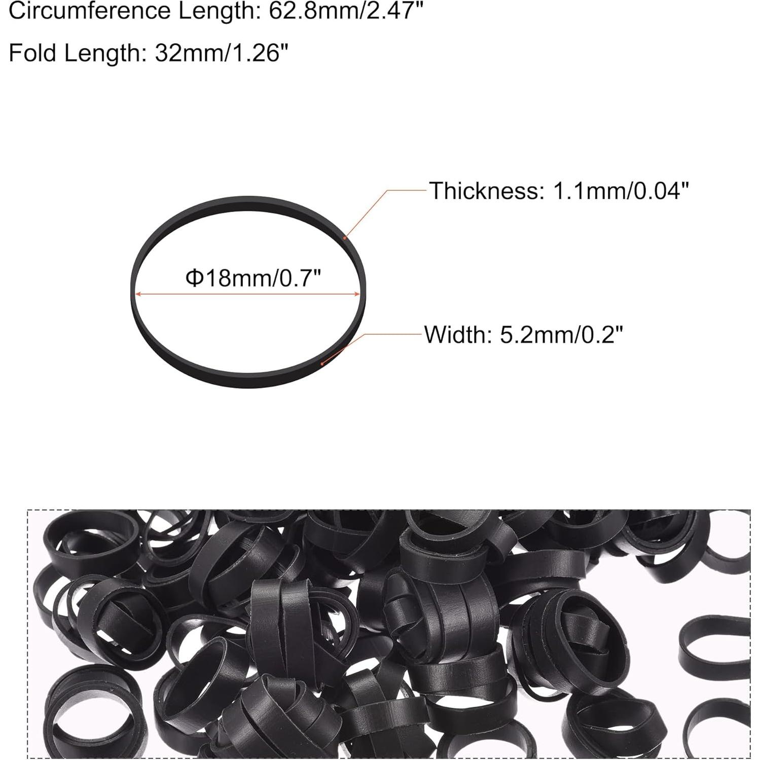 Banda de Goma Elástica MECCANIXITY 1.8cm Diámetro Paquete 300
