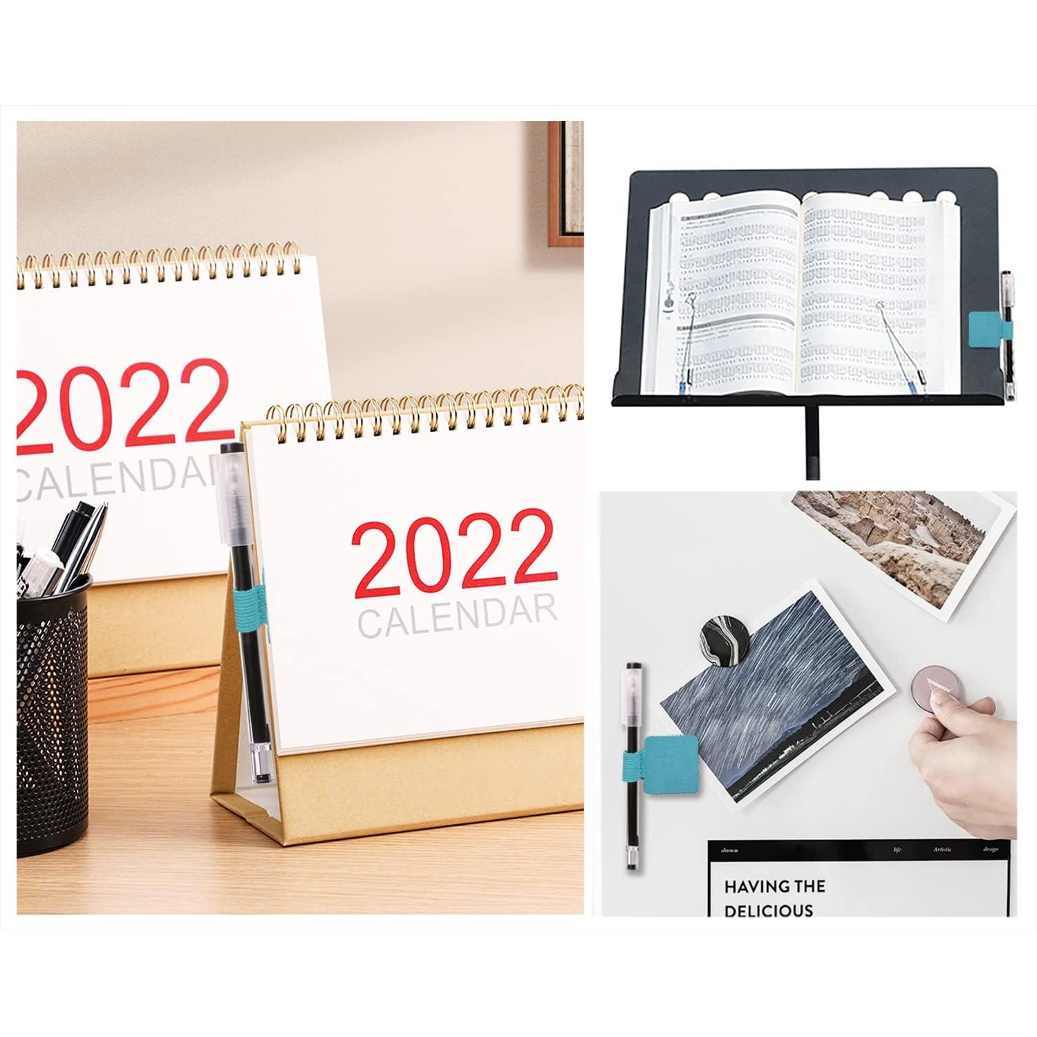 Soportes para Bolígrafos Mini Skater 3 Pcs Azul Cuero PU