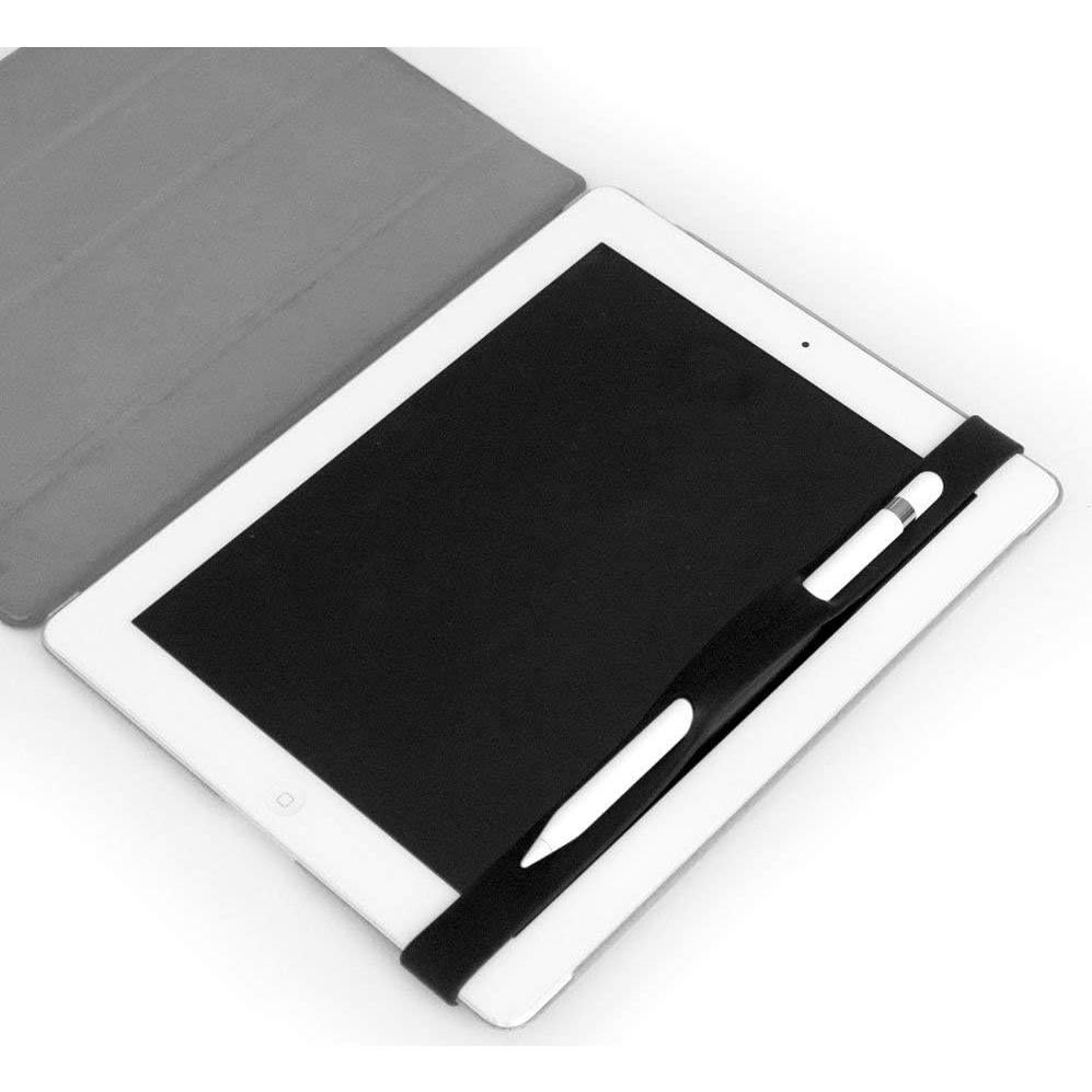 Grifiti Soporte para Bolígrafo y Lápiz de Silicona Negro - Pack de 4