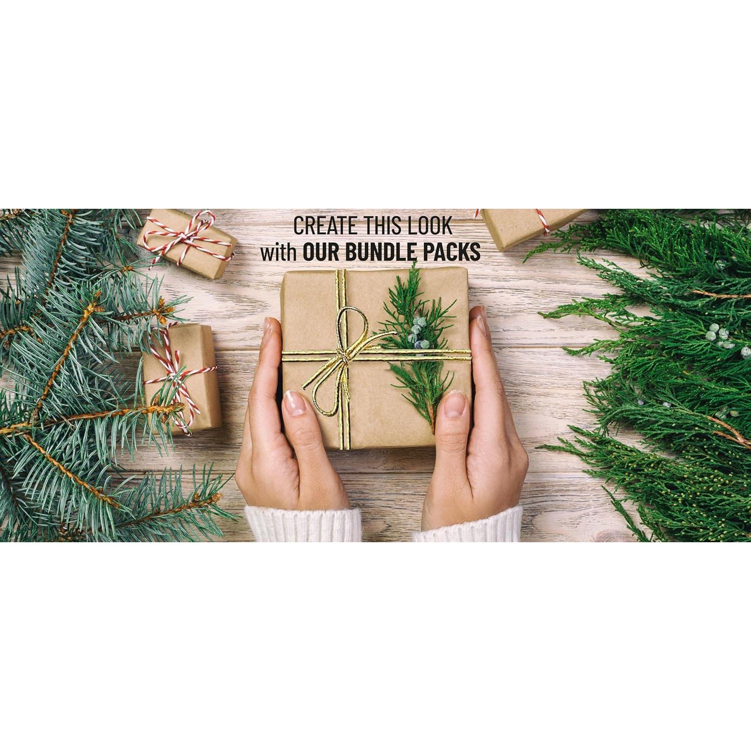 K-Kraft Laços Elásticos Dorados 10" para Regalos - Paquete 100