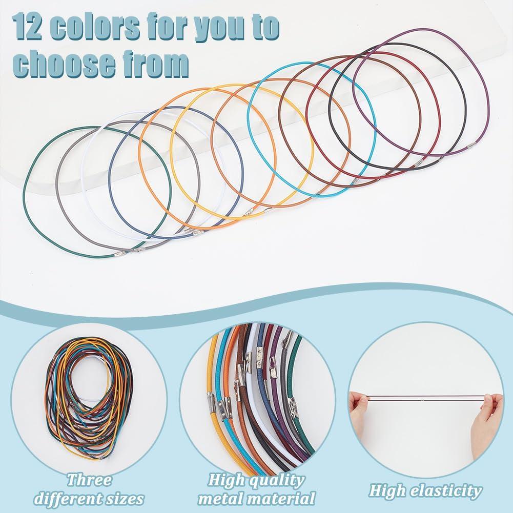 Correas Elásticas WEBEEDY 36 Pcs Multicolor para Cuadernos