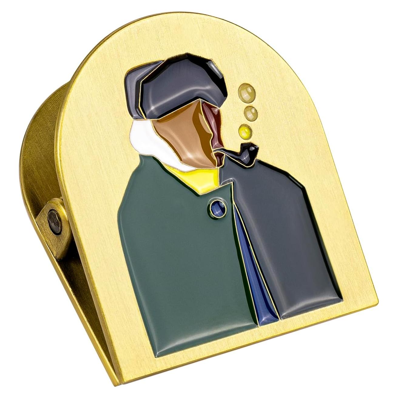 Clip de Metal Vintage AVECMOI Van Gogh 4.1cm Oro