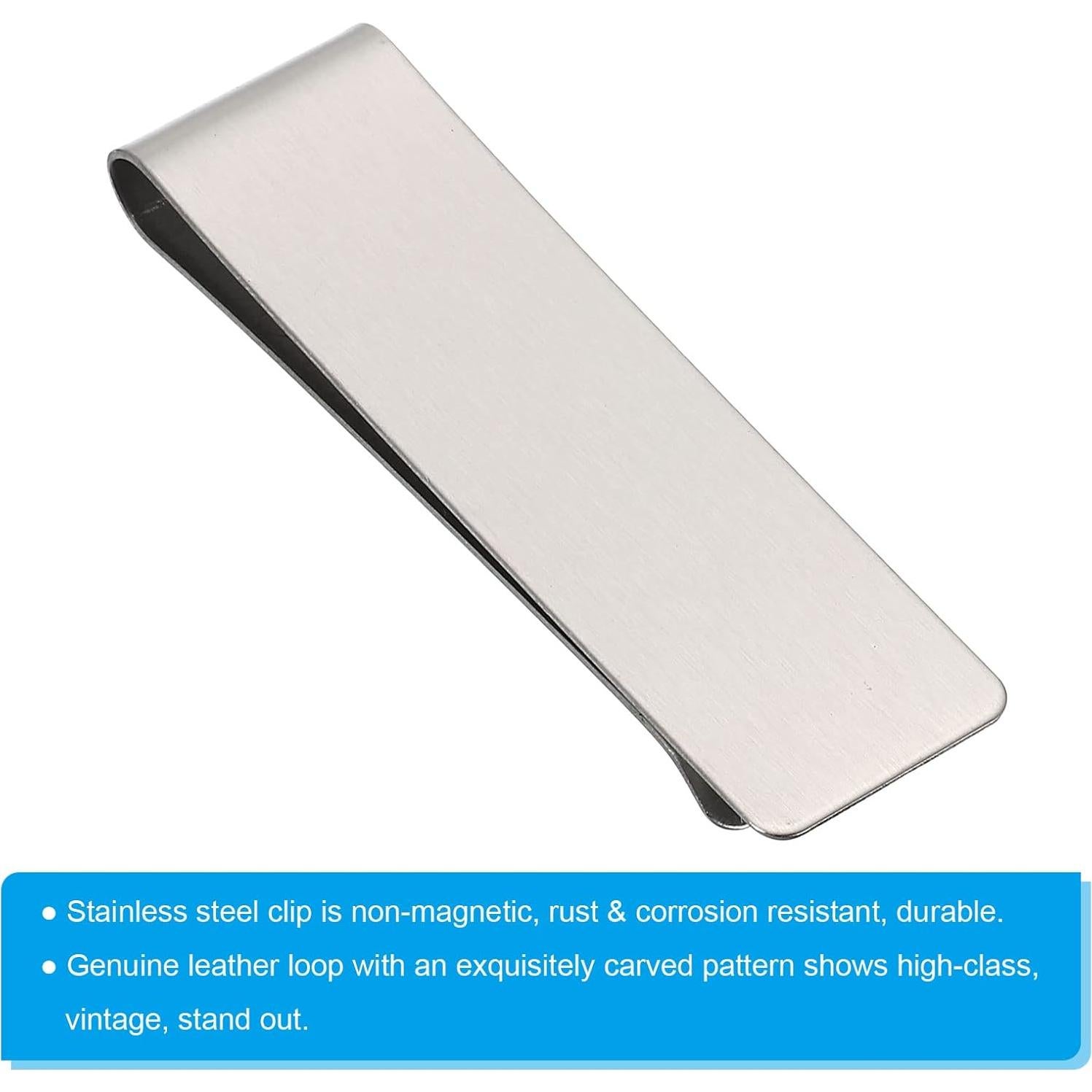 Soporte para bolígrafo PATIKIL de acero inoxidable, paquete de 4