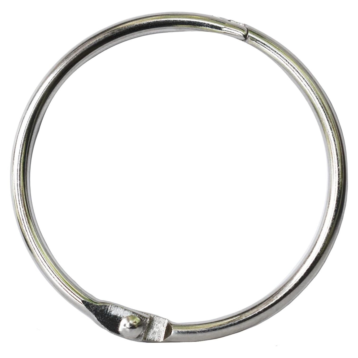 Anillos de Encuadernación GOTOONE 5.08 cm Plateados Paquete de 20