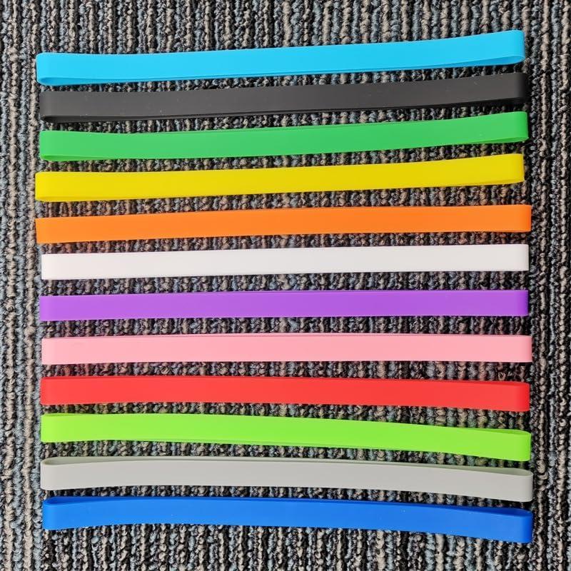 Bandas de Goma de Silicona 15 Pcs 14cm Multicolor Damyda