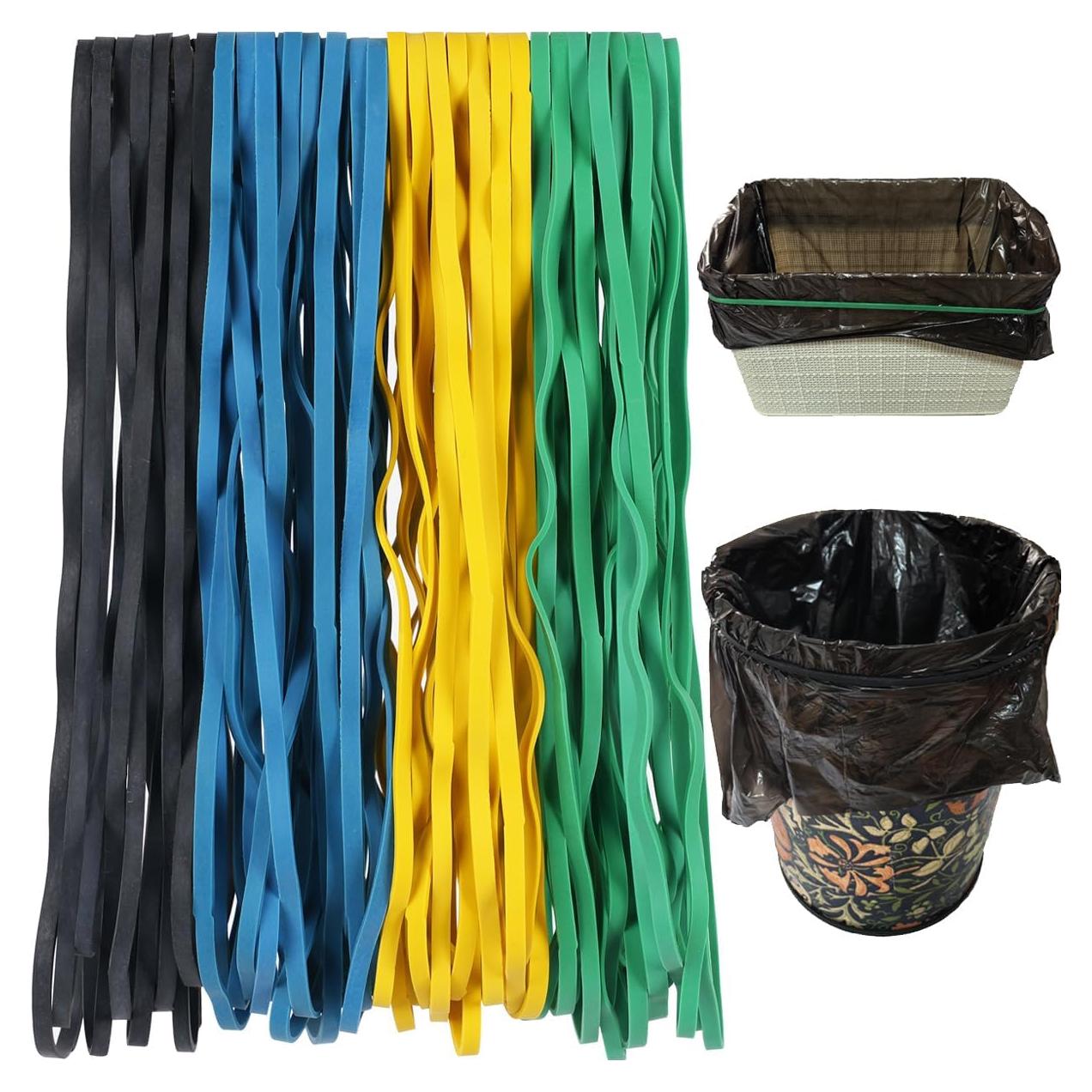 Bandas de Goma Grandes AMUU 30cm 40 Piezas Multicolor